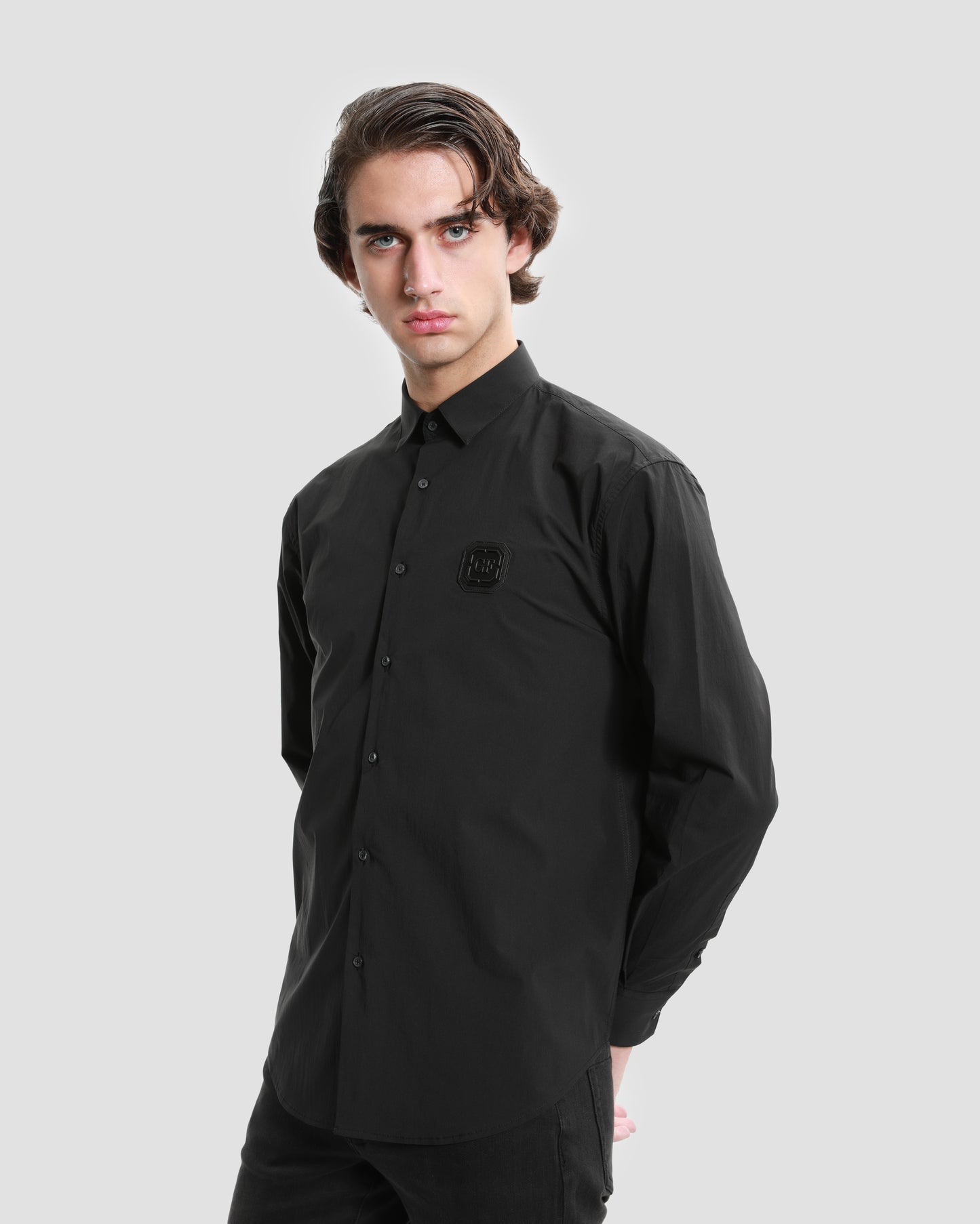Embroidered Back Shirt