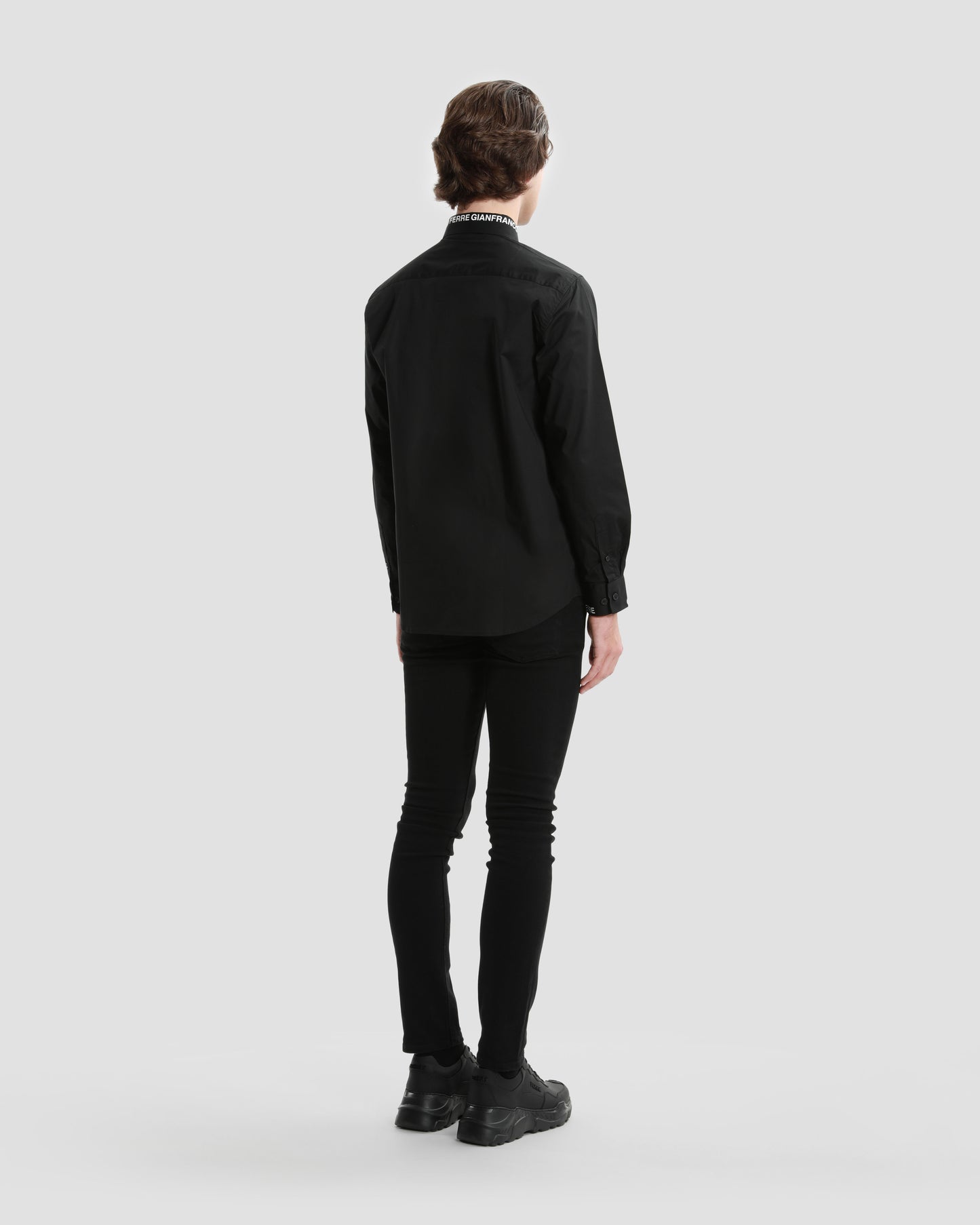 Brand Printed Collar Shirt