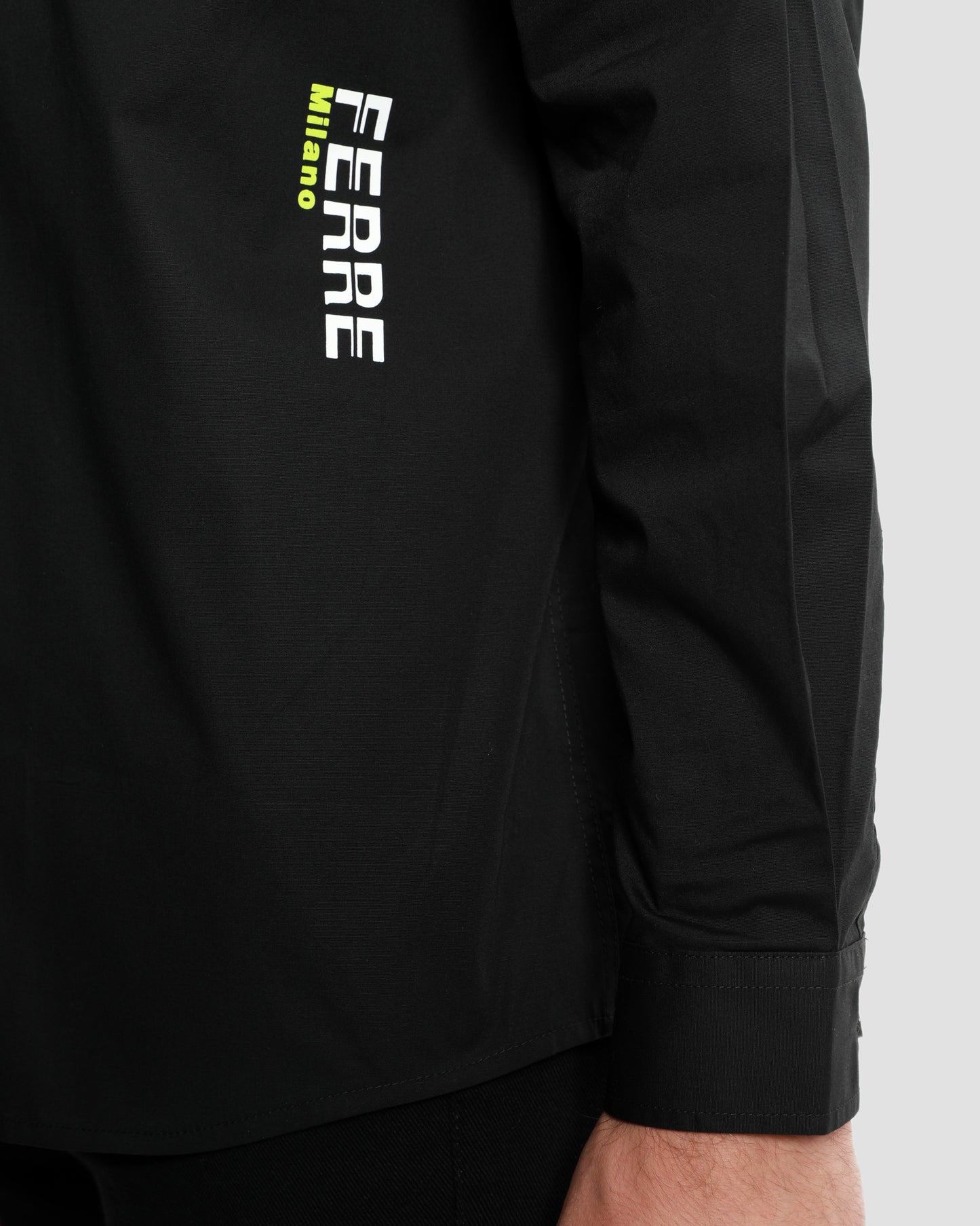 Contrast Toned Branding Shirt