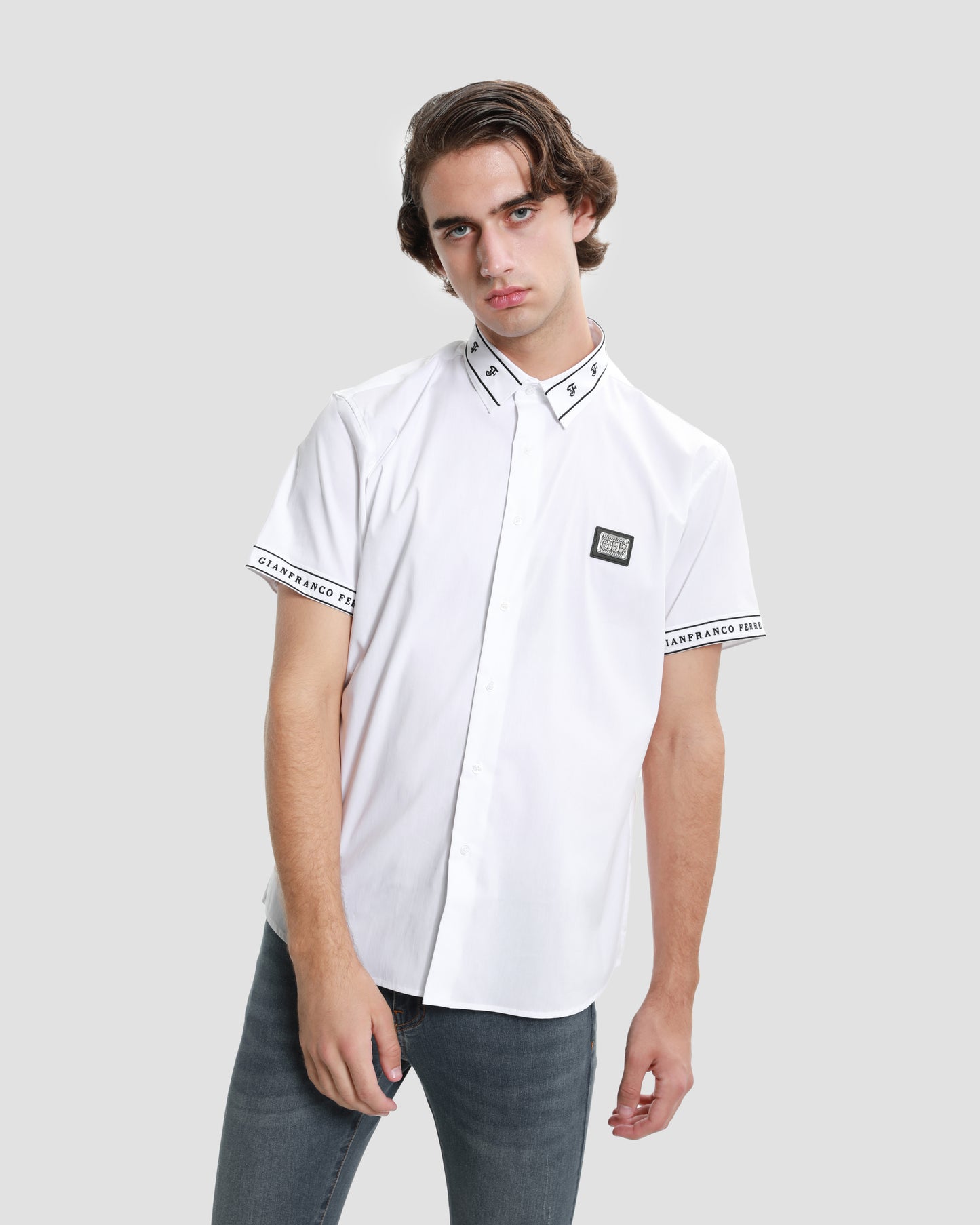 Brand Embroidered Shirt