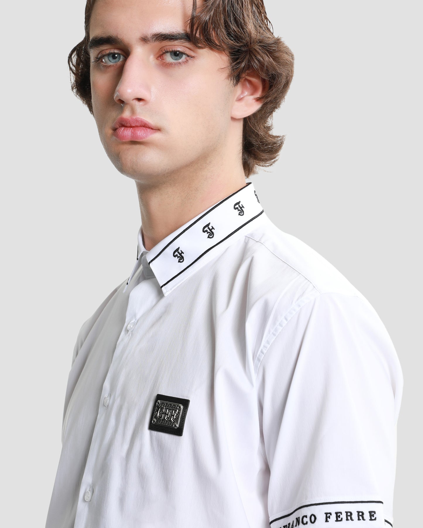 Brand Embroidered Shirt