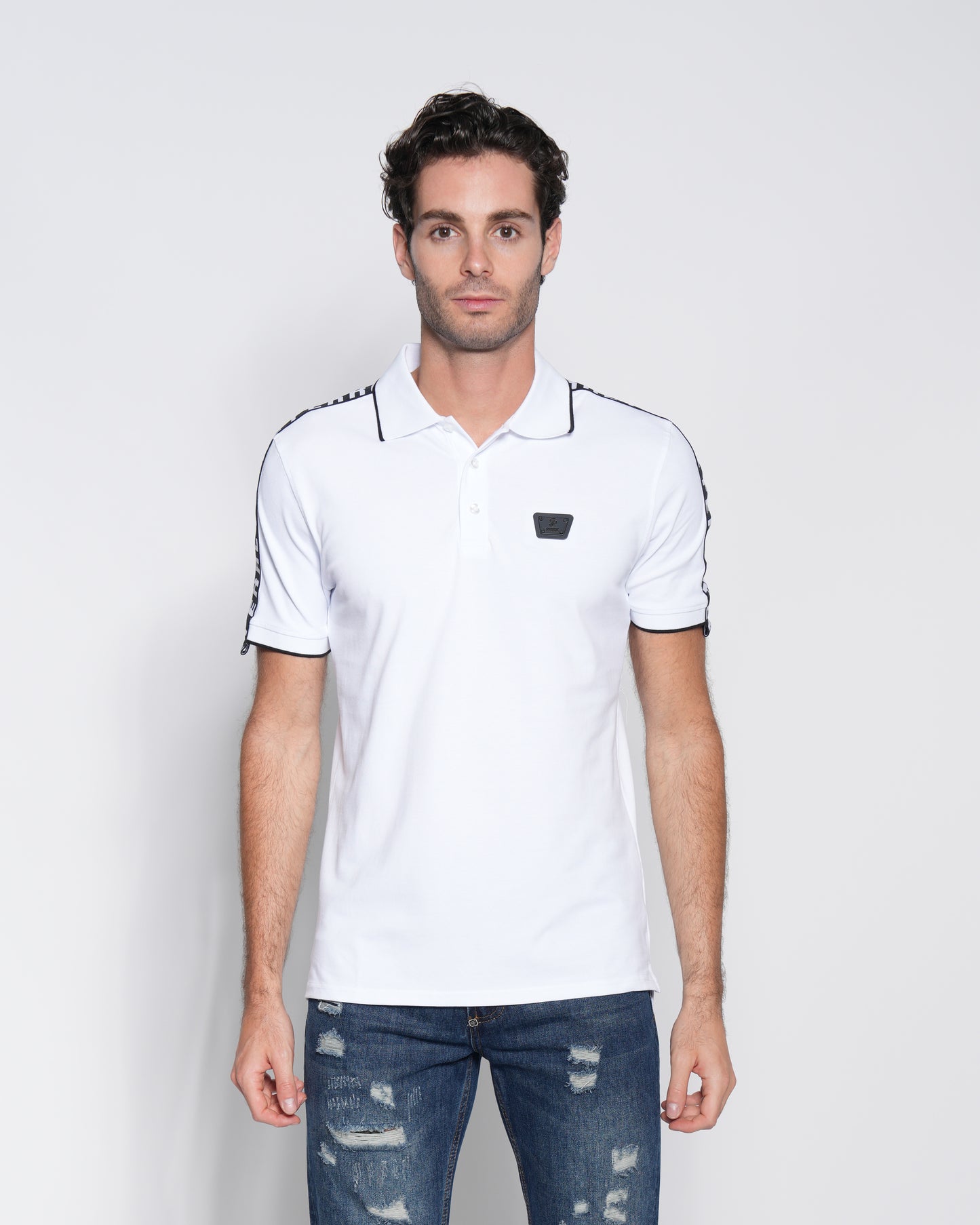 Logo Tape Polo Shirt