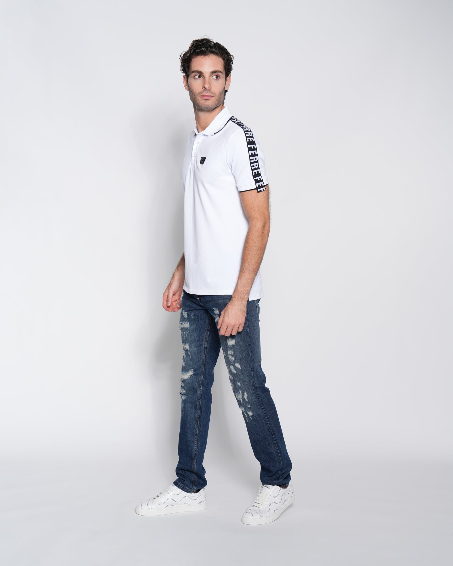 Logo Tape Polo Shirt