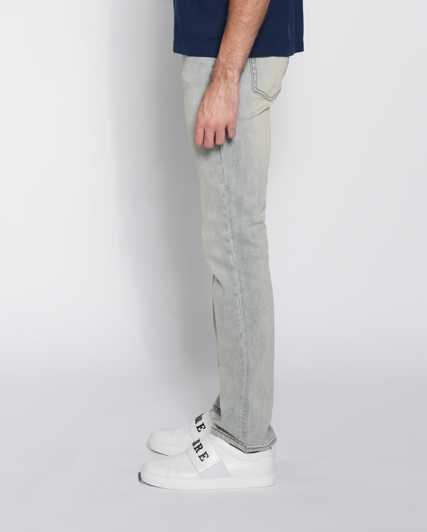 Regular Fit Light Wash Denim Jeans