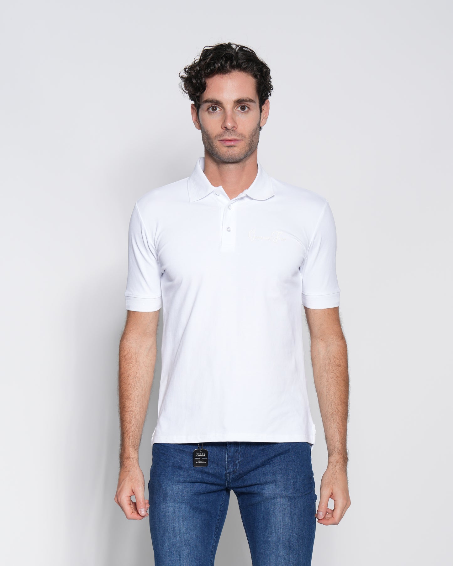 Printed Logo Polo Shirt