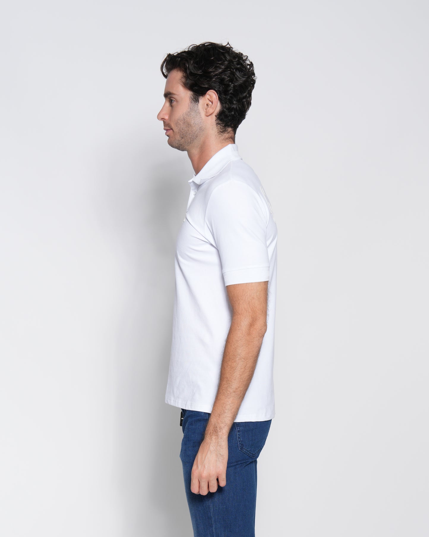 Printed Logo Polo Shirt