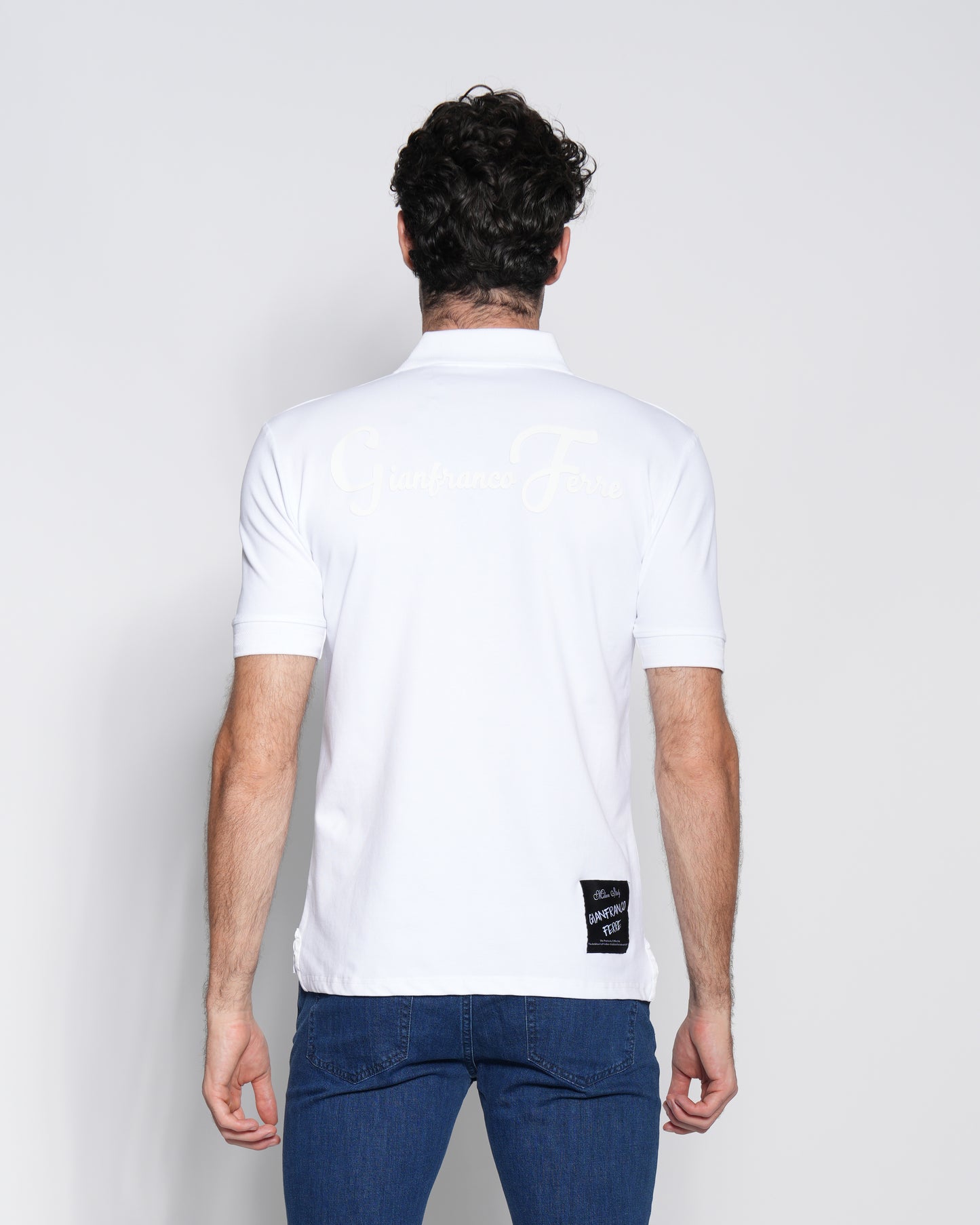 Printed Logo Polo Shirt