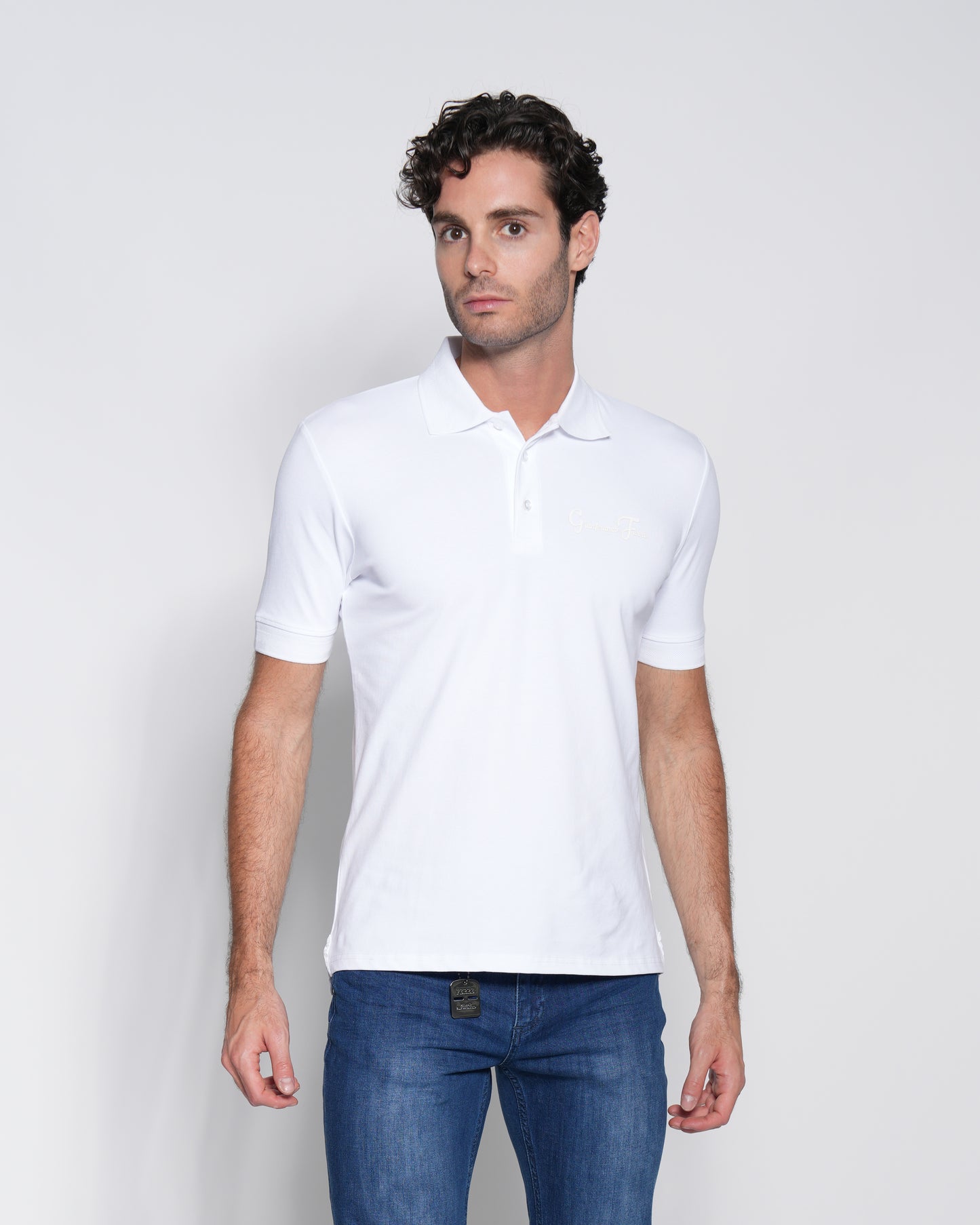 Printed Logo Polo Shirt