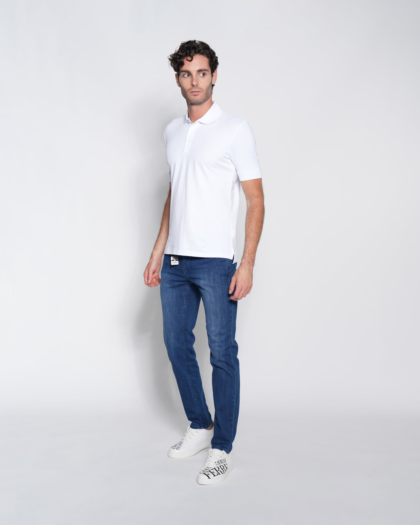 Printed Logo Polo Shirt