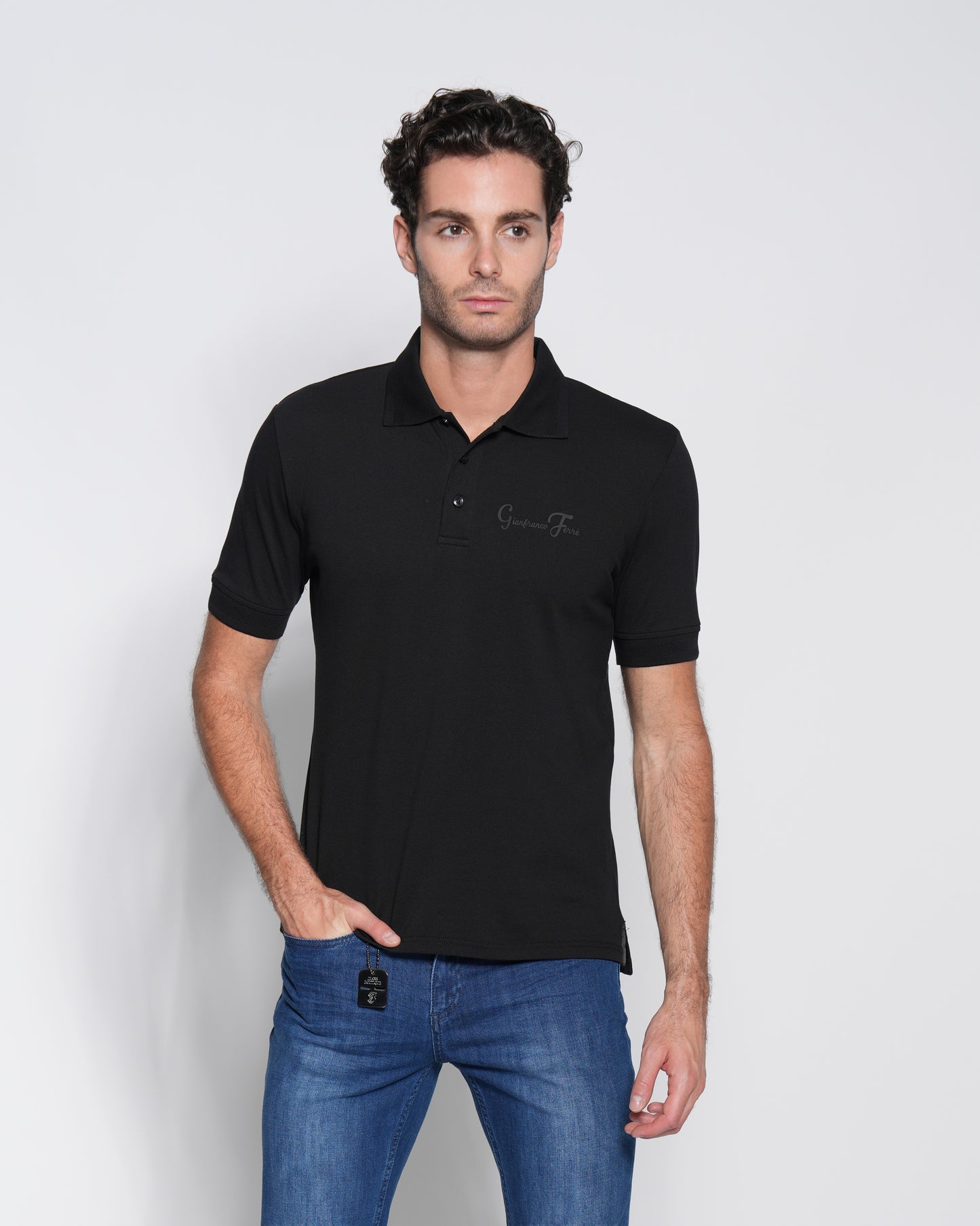 Printed Logo Polo Shirt