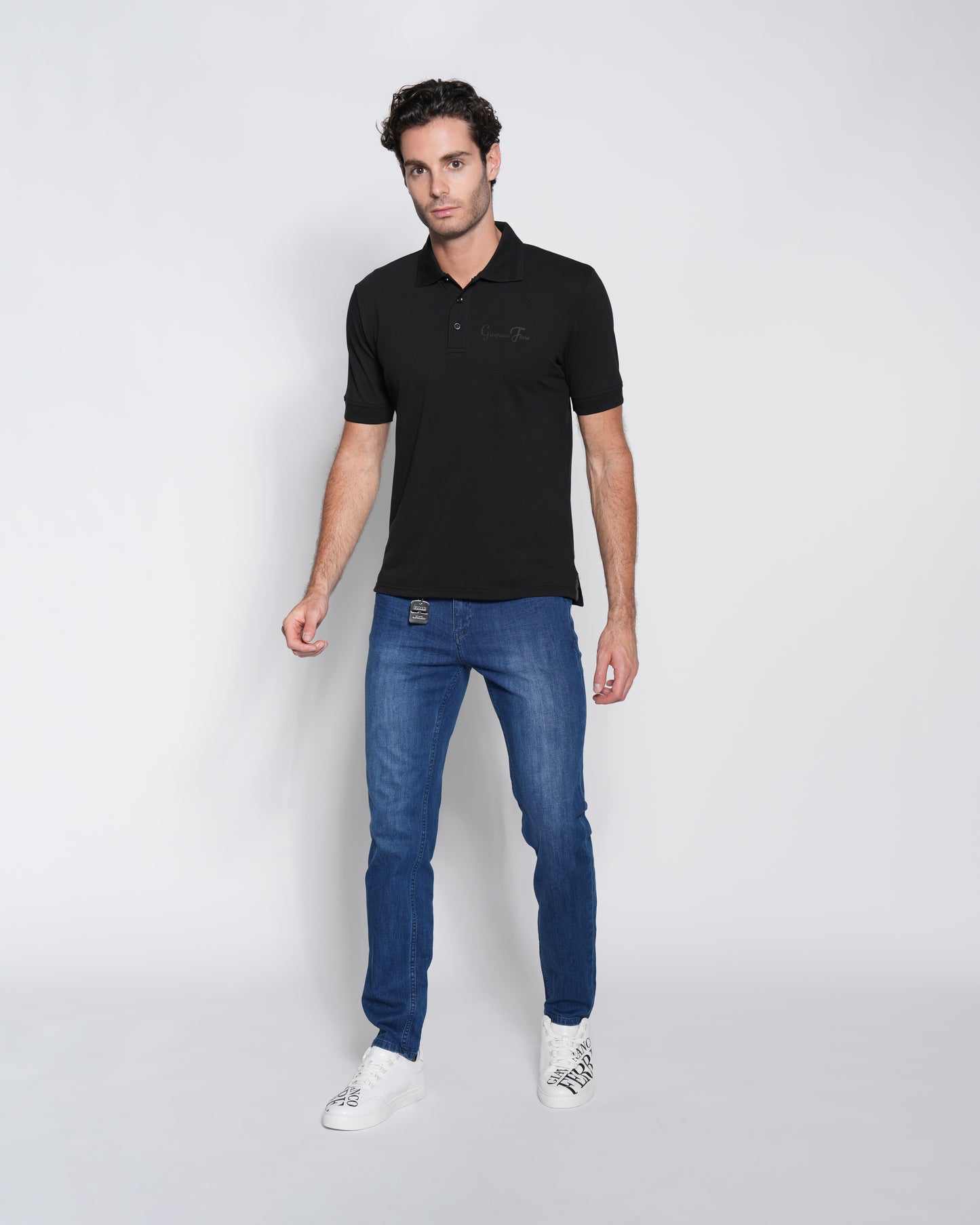 Printed Logo Polo Shirt