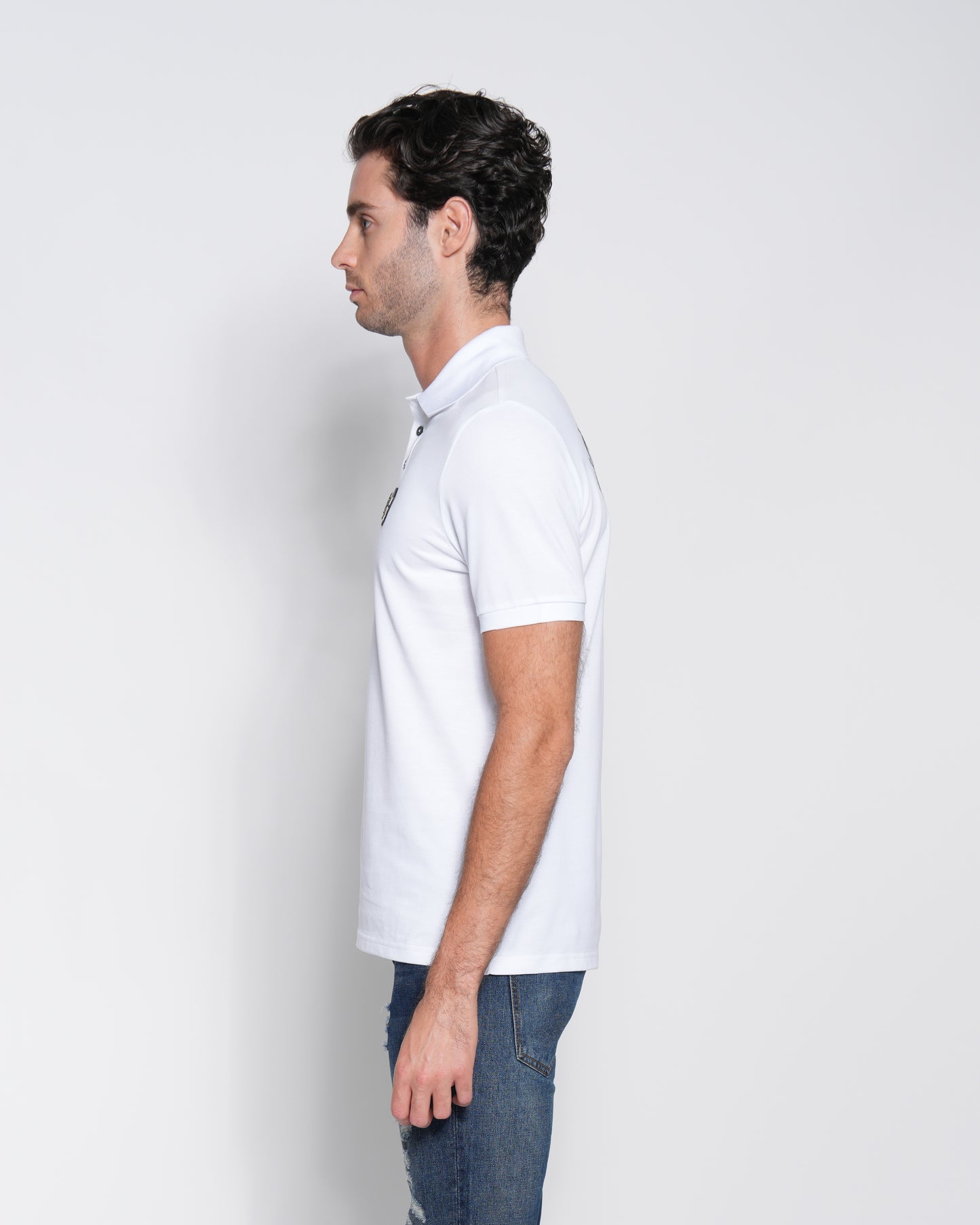 Graphic Print Polo Shirt