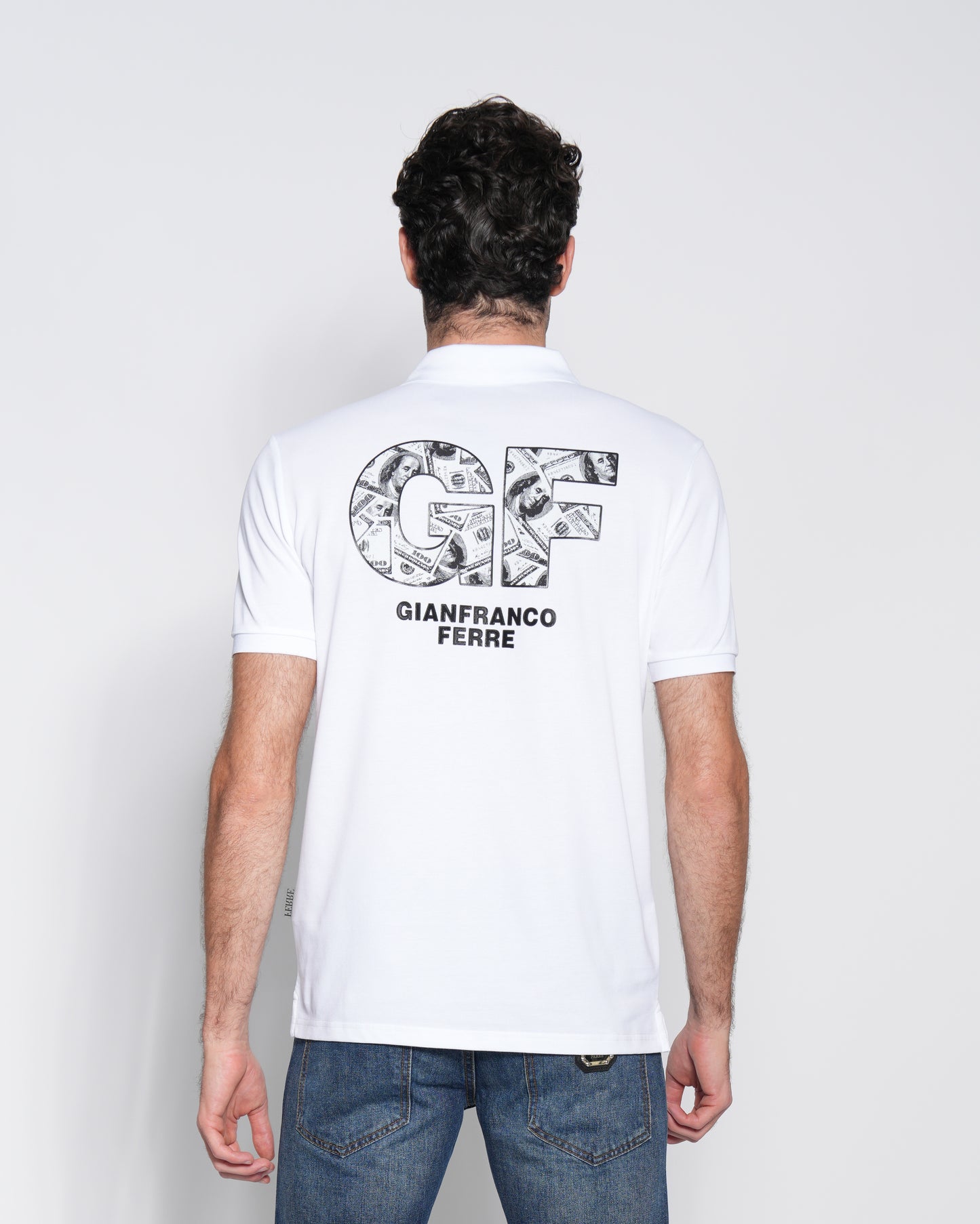 Graphic Print Polo Shirt