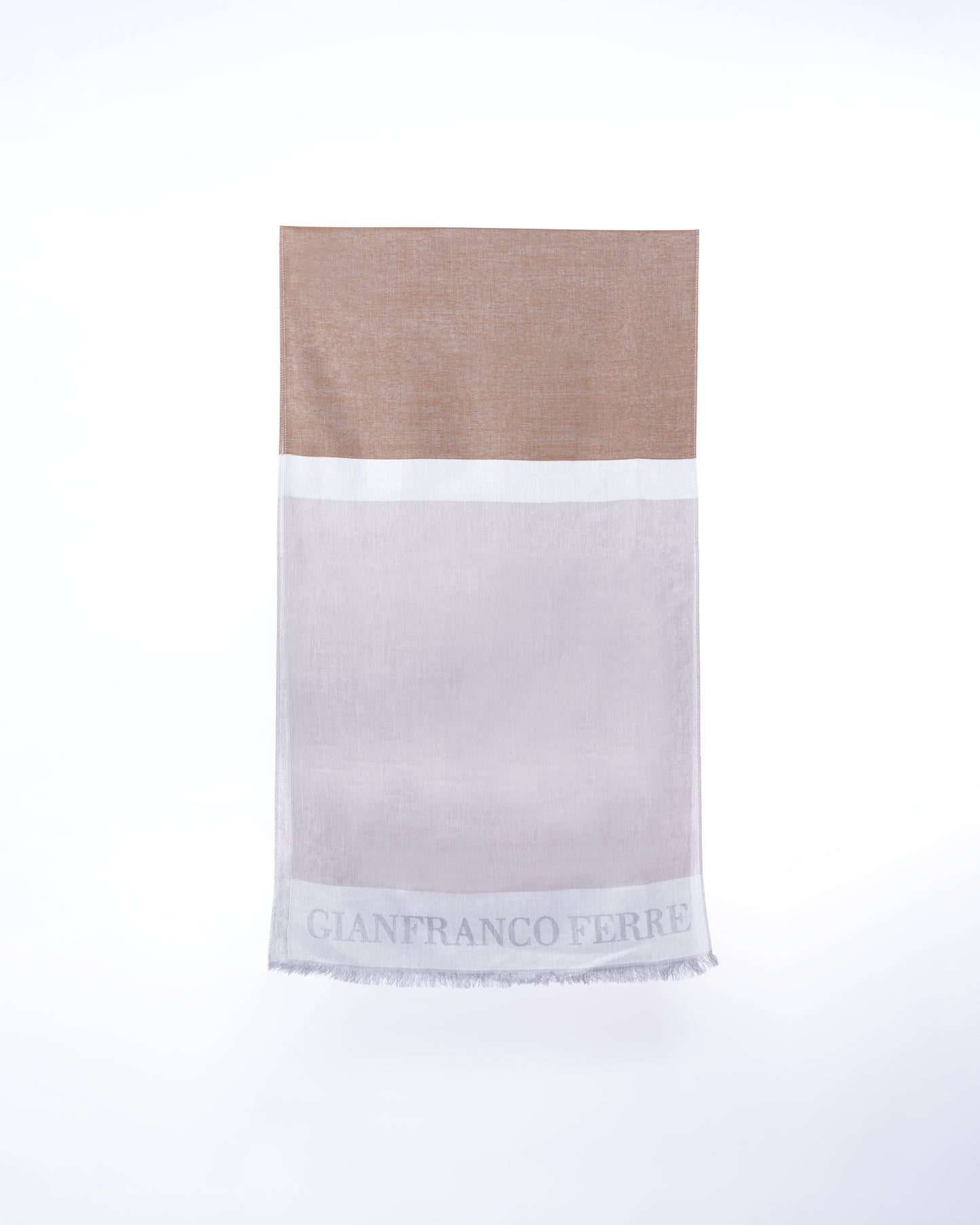 Two-Tone Fringed Scarf