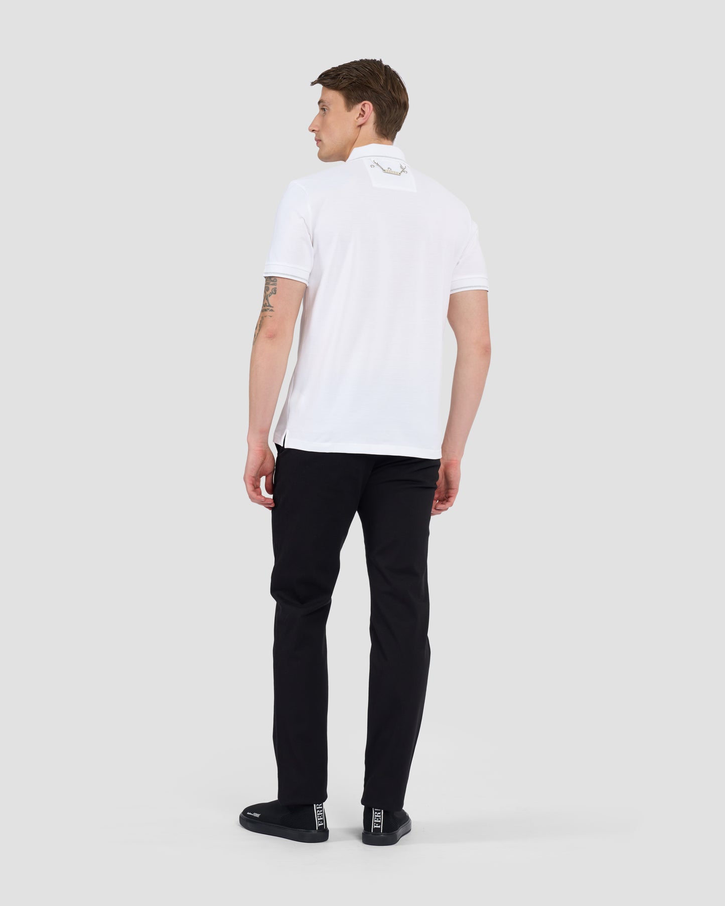 Metallic Trimmings Polo Shirt