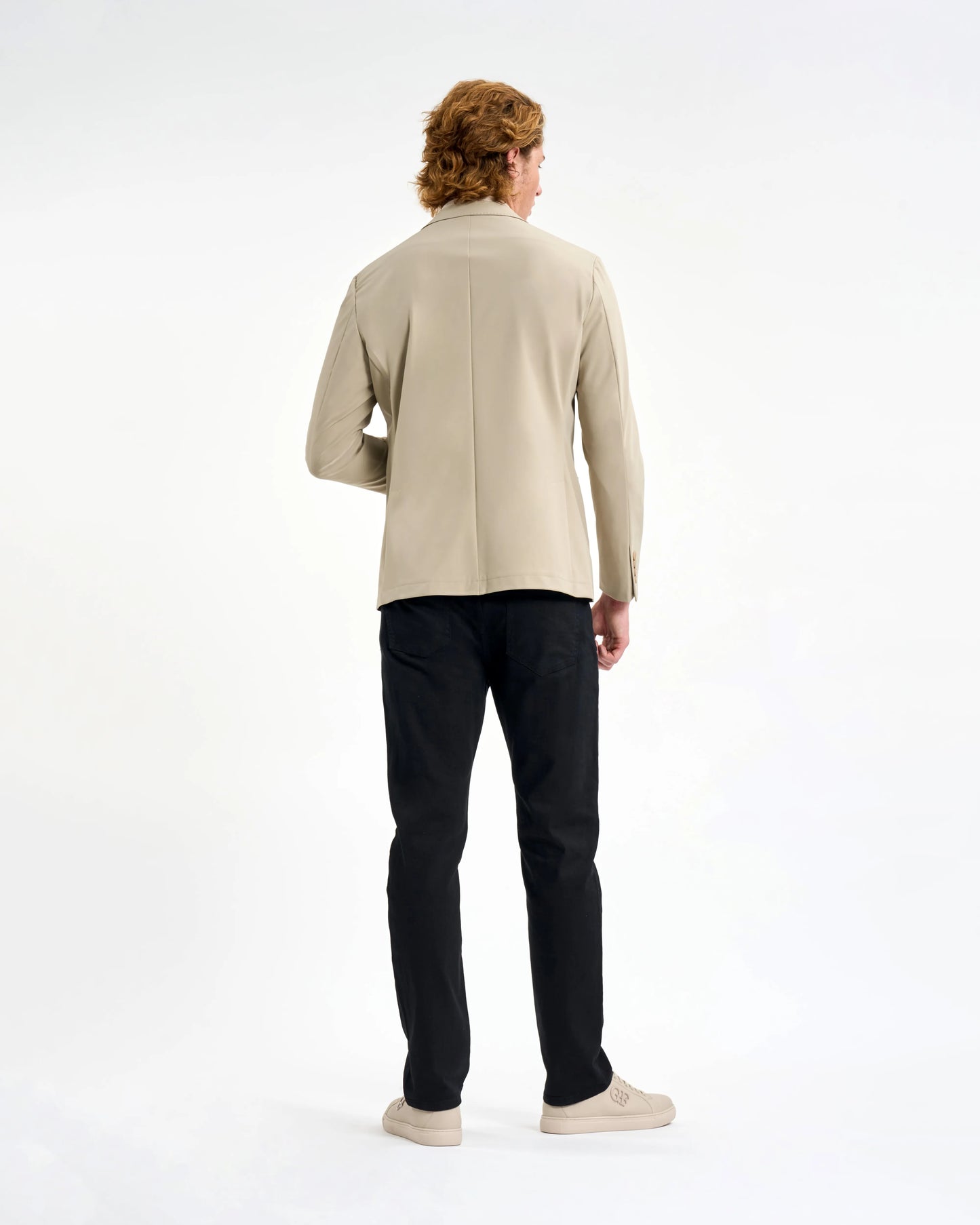 Stone Beige Plaque Blazer