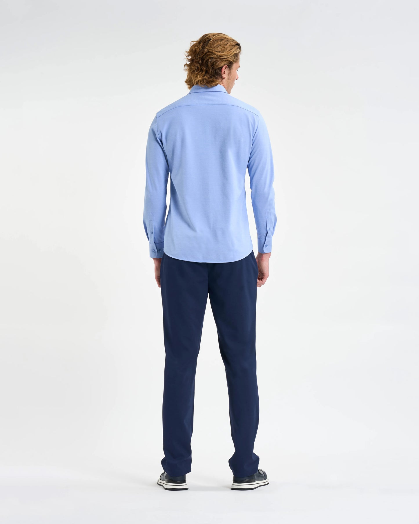 Sky Blue Crested Long-Sleeve Shirt