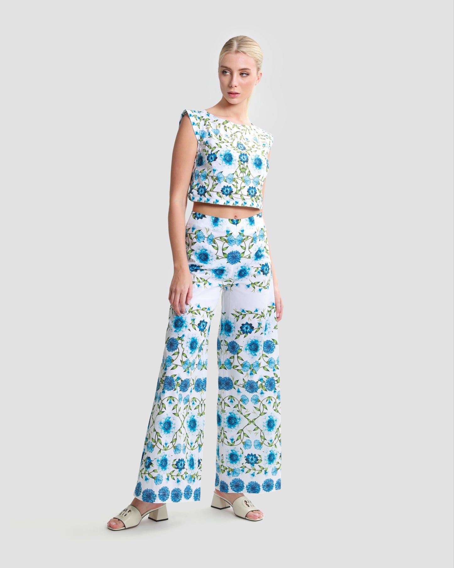 Floral Wide Leg Trouser