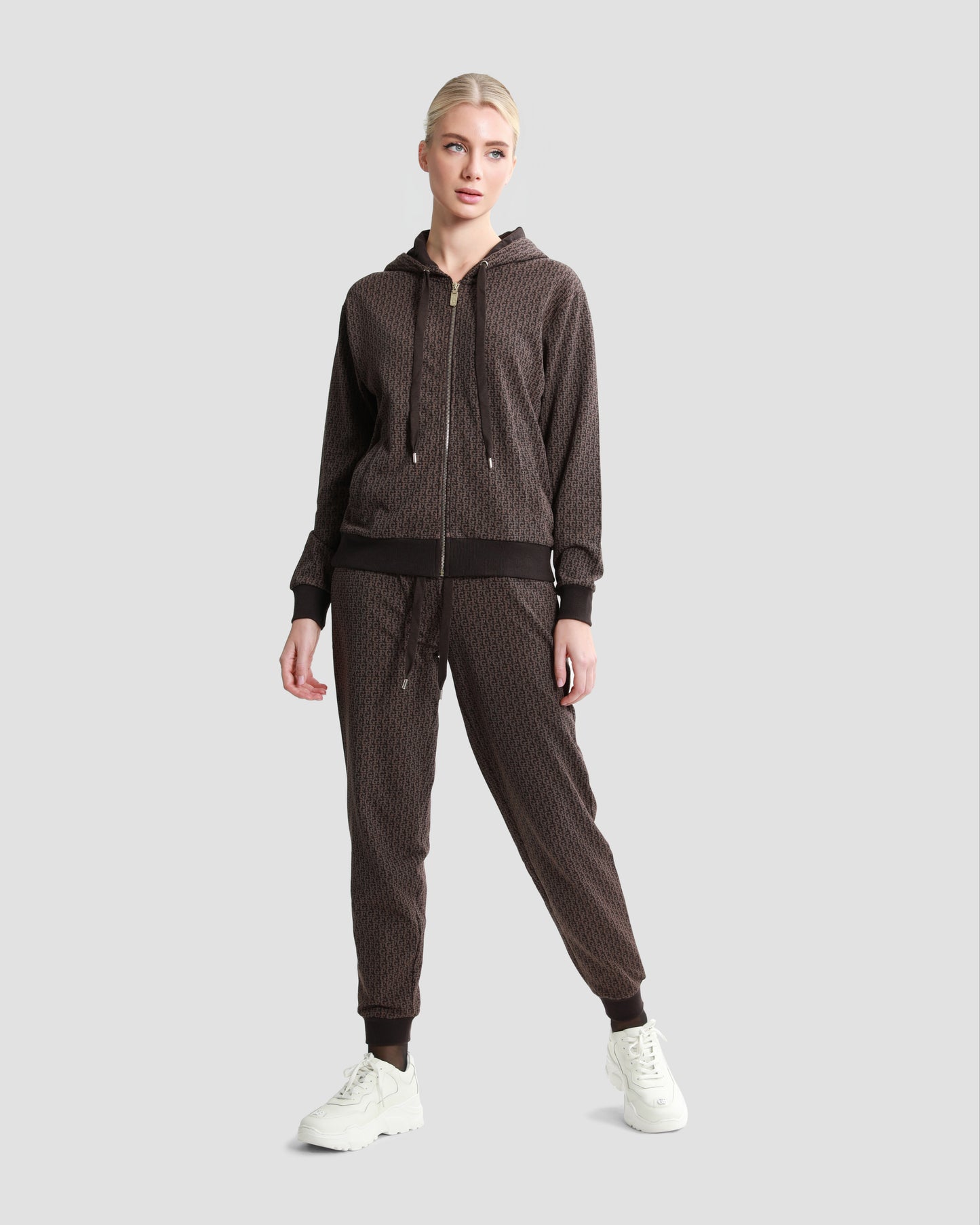 Brown Tracksuit with hoodie