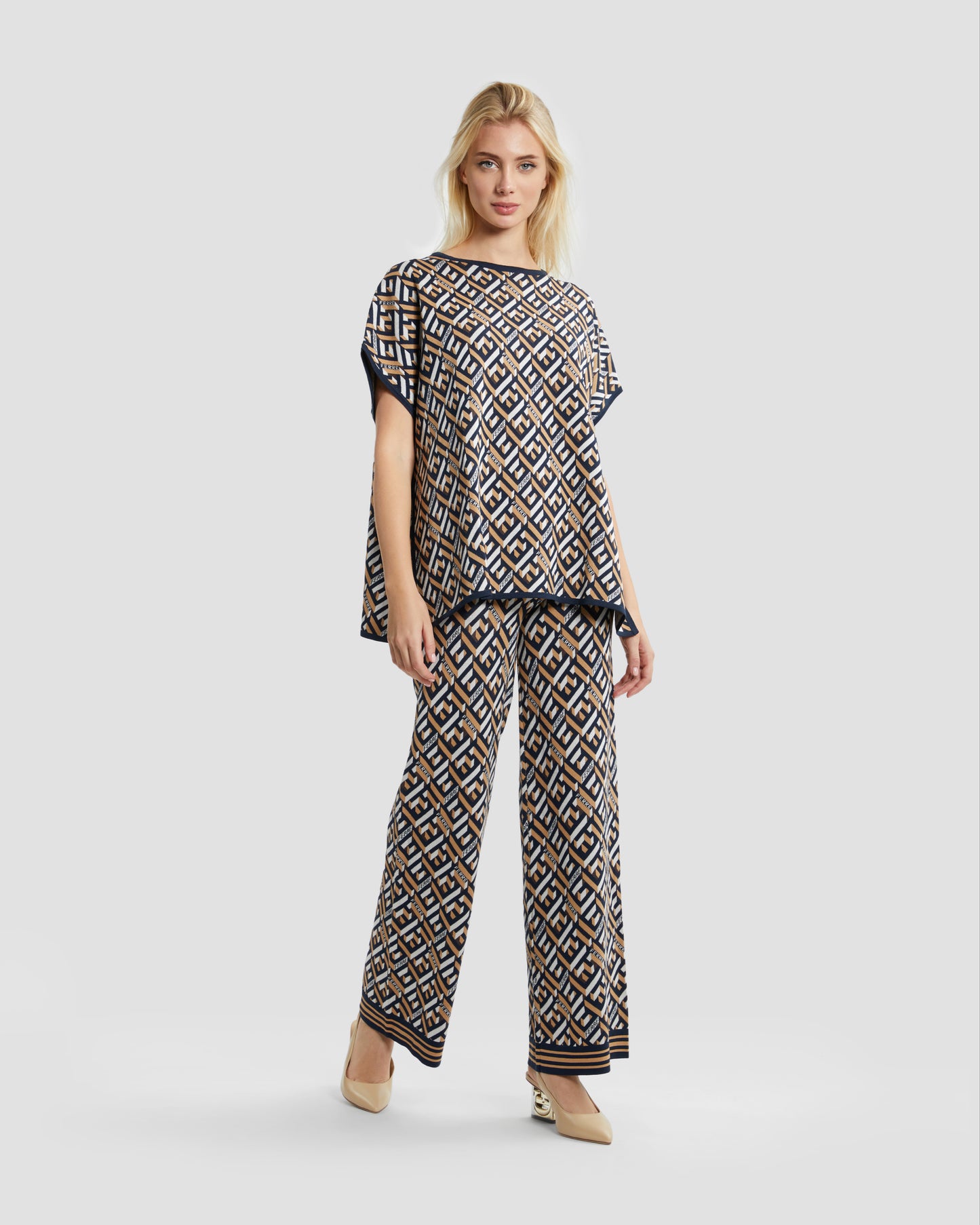 Monogram Flared Pants