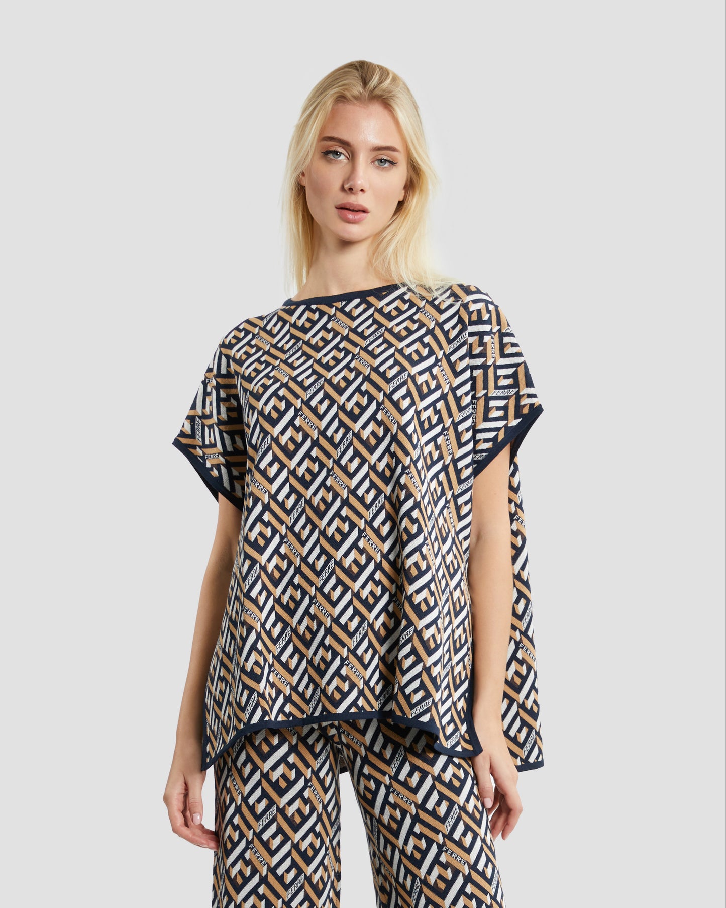 Boxy Monogram Top