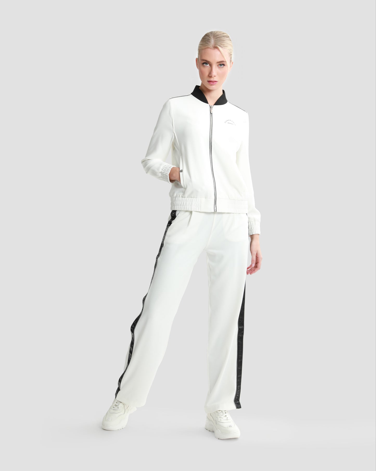 Logo Tape Wide Leg Trouser
