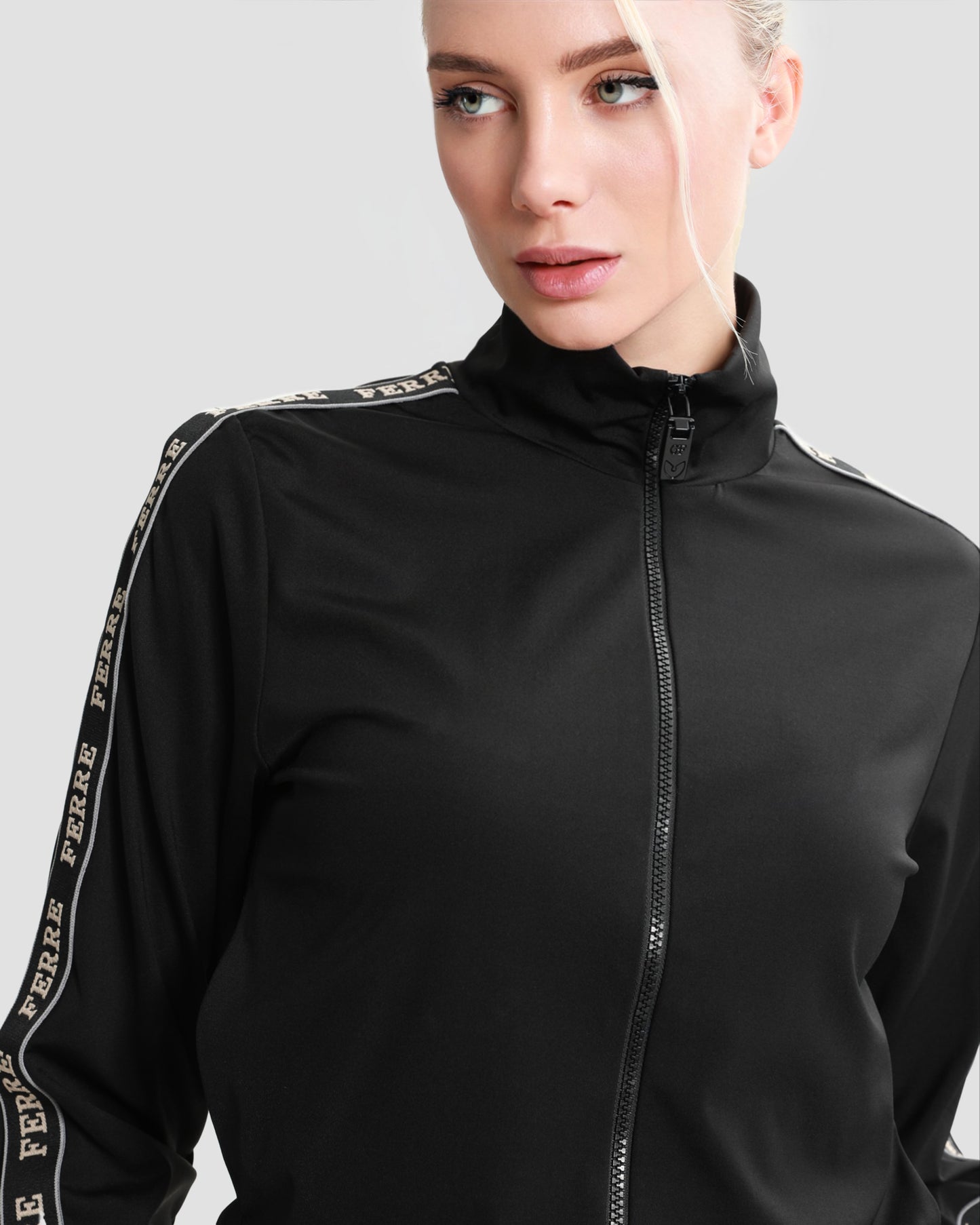 Logo Tape Zip-Up Tracksuit Set