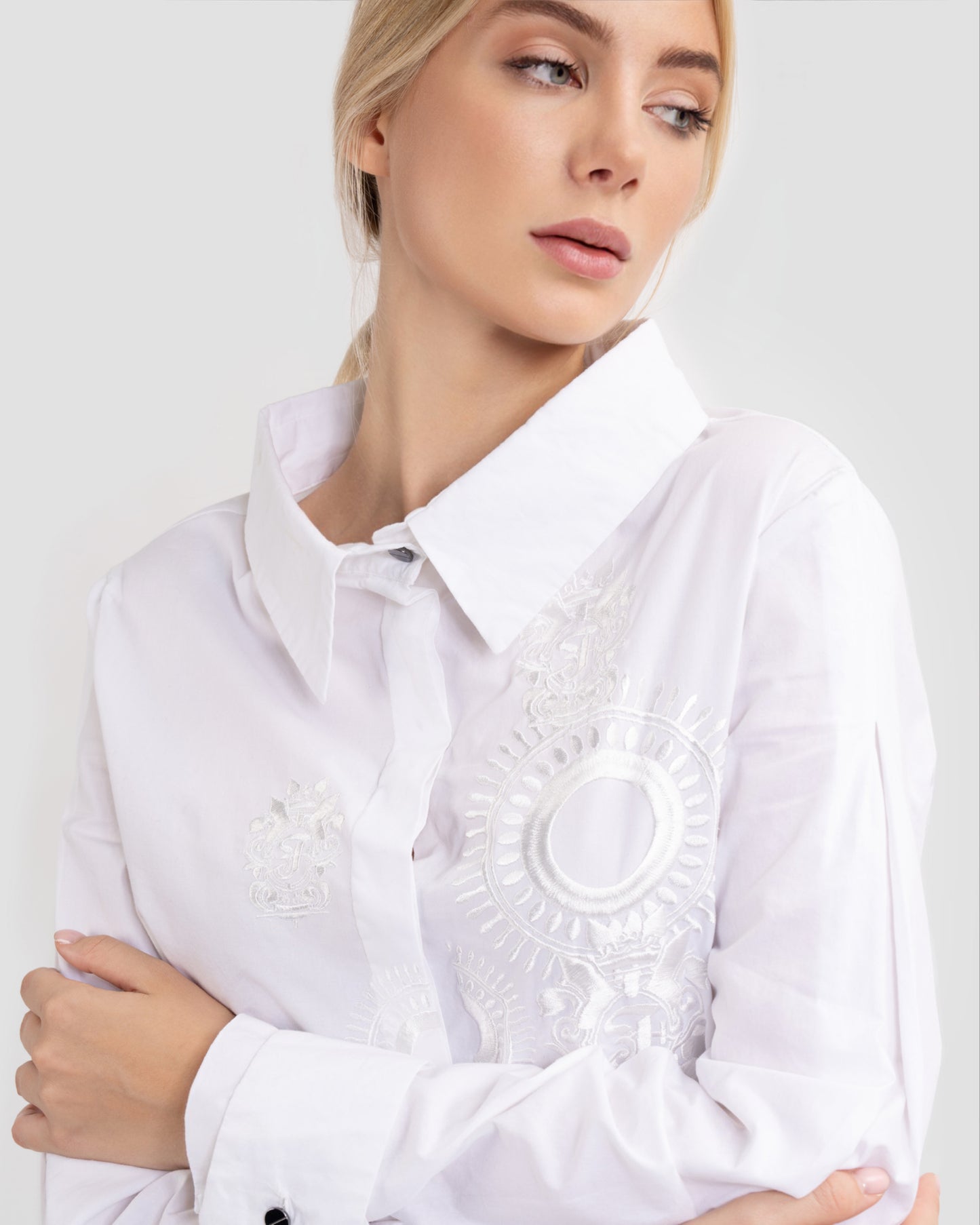 Embroidered Imperial Logo Shirt