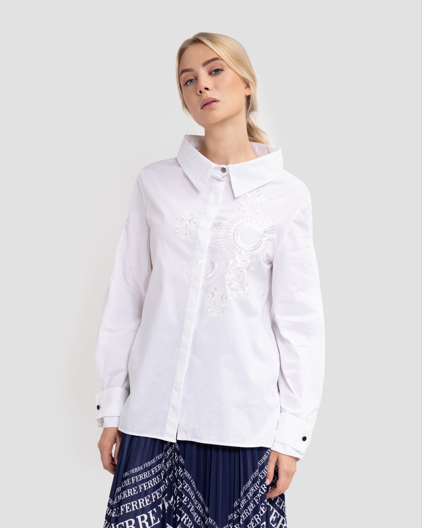 Embroidered Imperial Logo Shirt