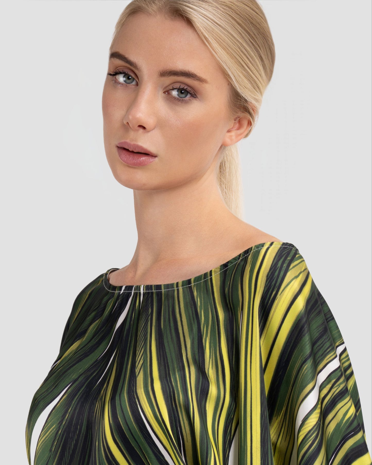 Palm Leaf Printed Blouse
