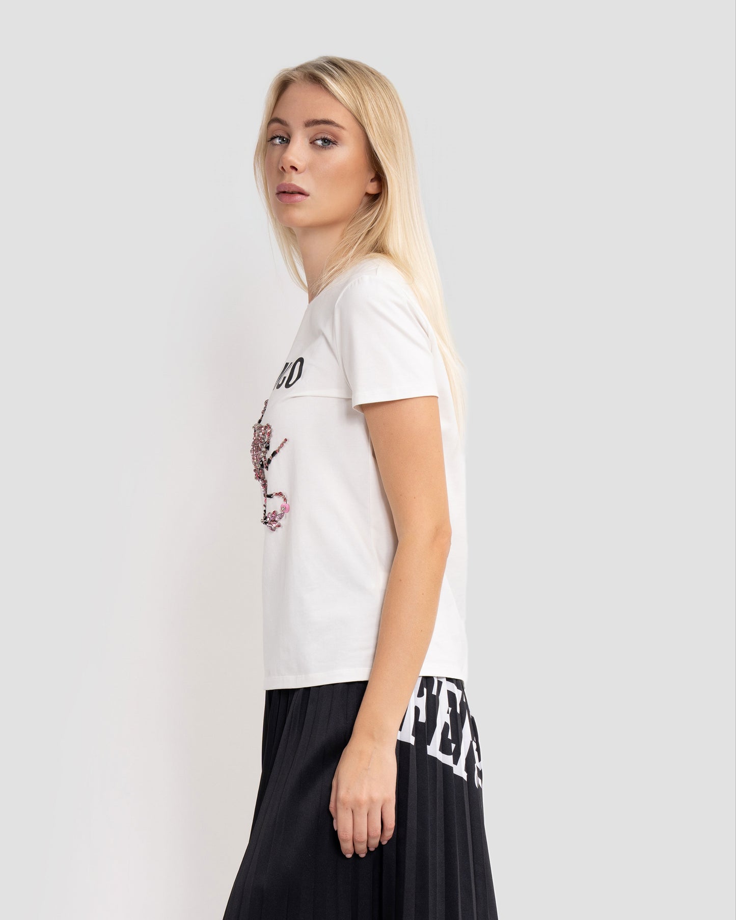 Logo Embellished T-Shirt