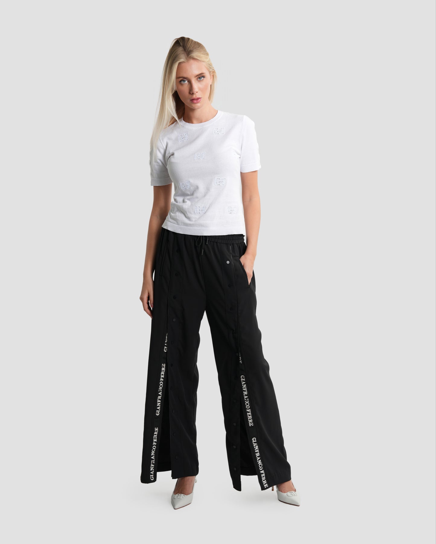 Broderie Anglaise Knit Top