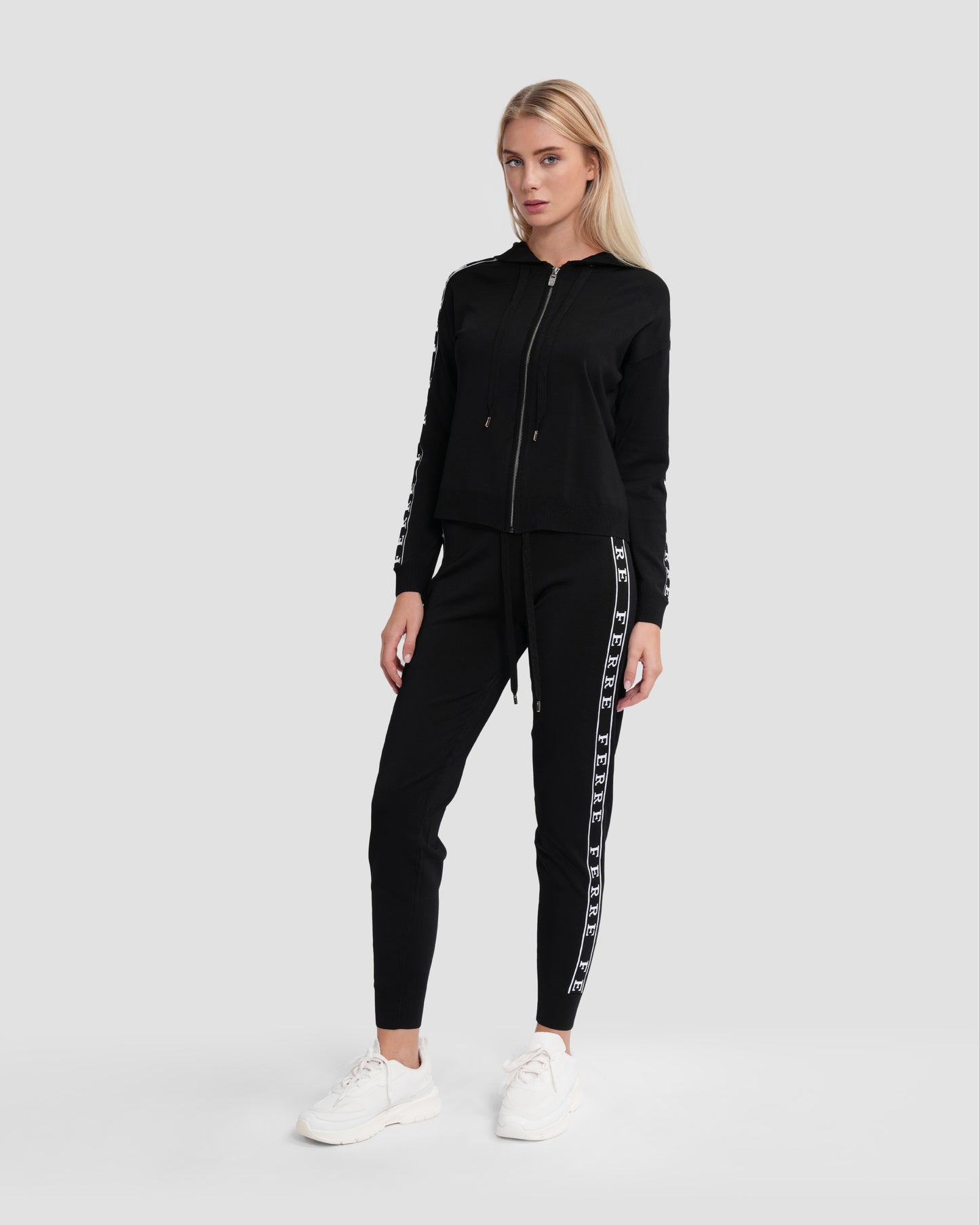 Logo Tape Zip-Up Tracksuit Set