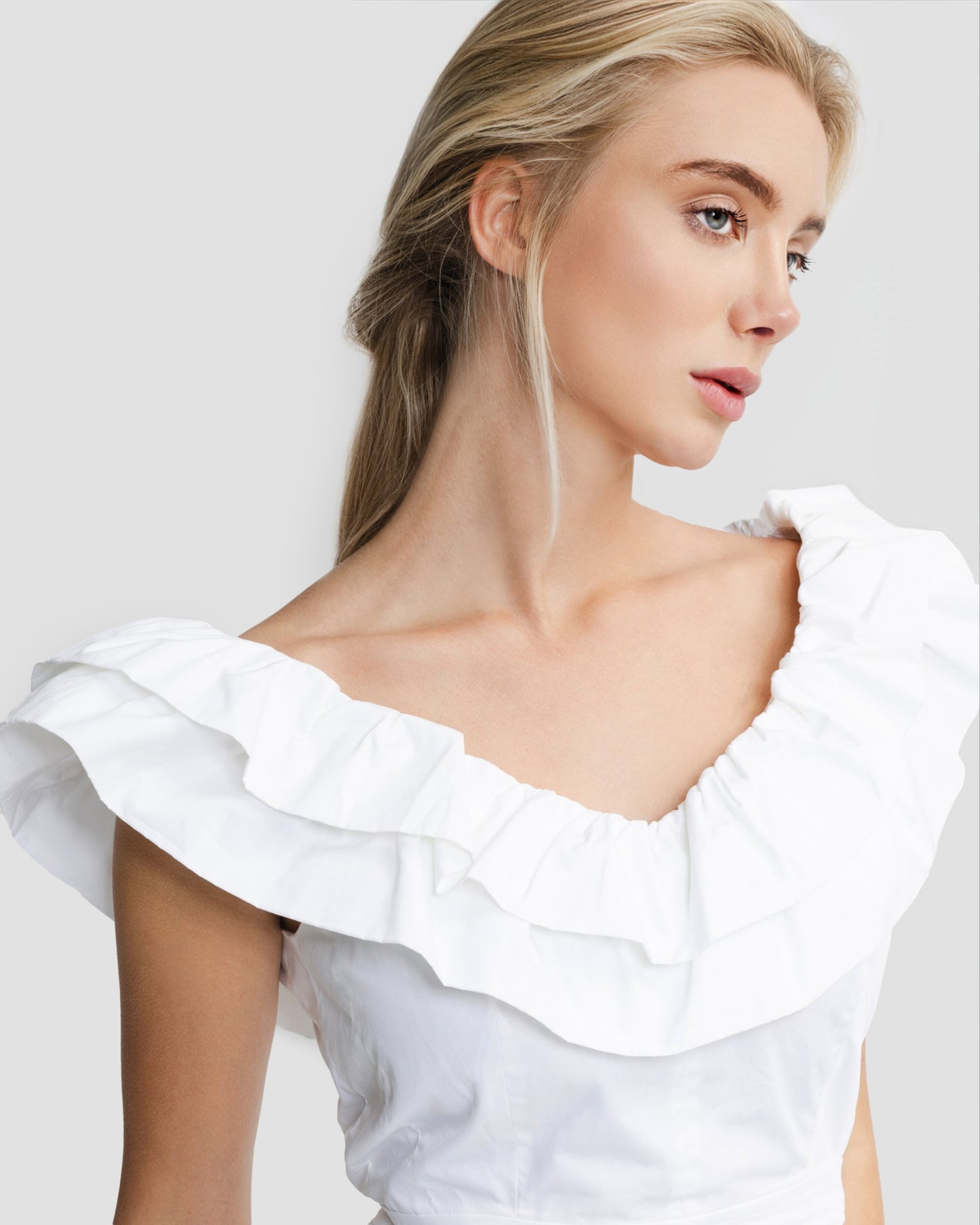 Ruffled Peplum Top