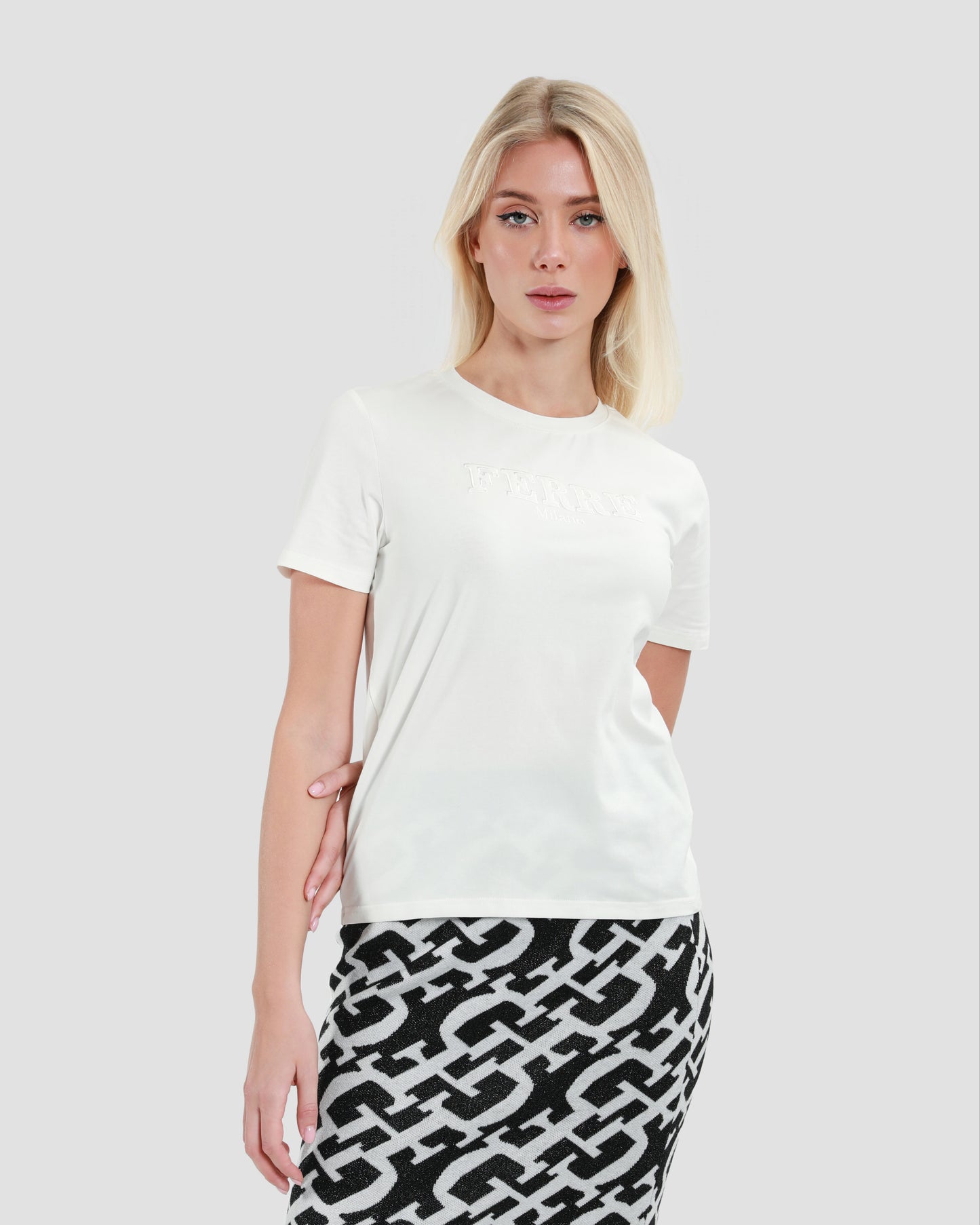 Brand Embroidered T-Shirt