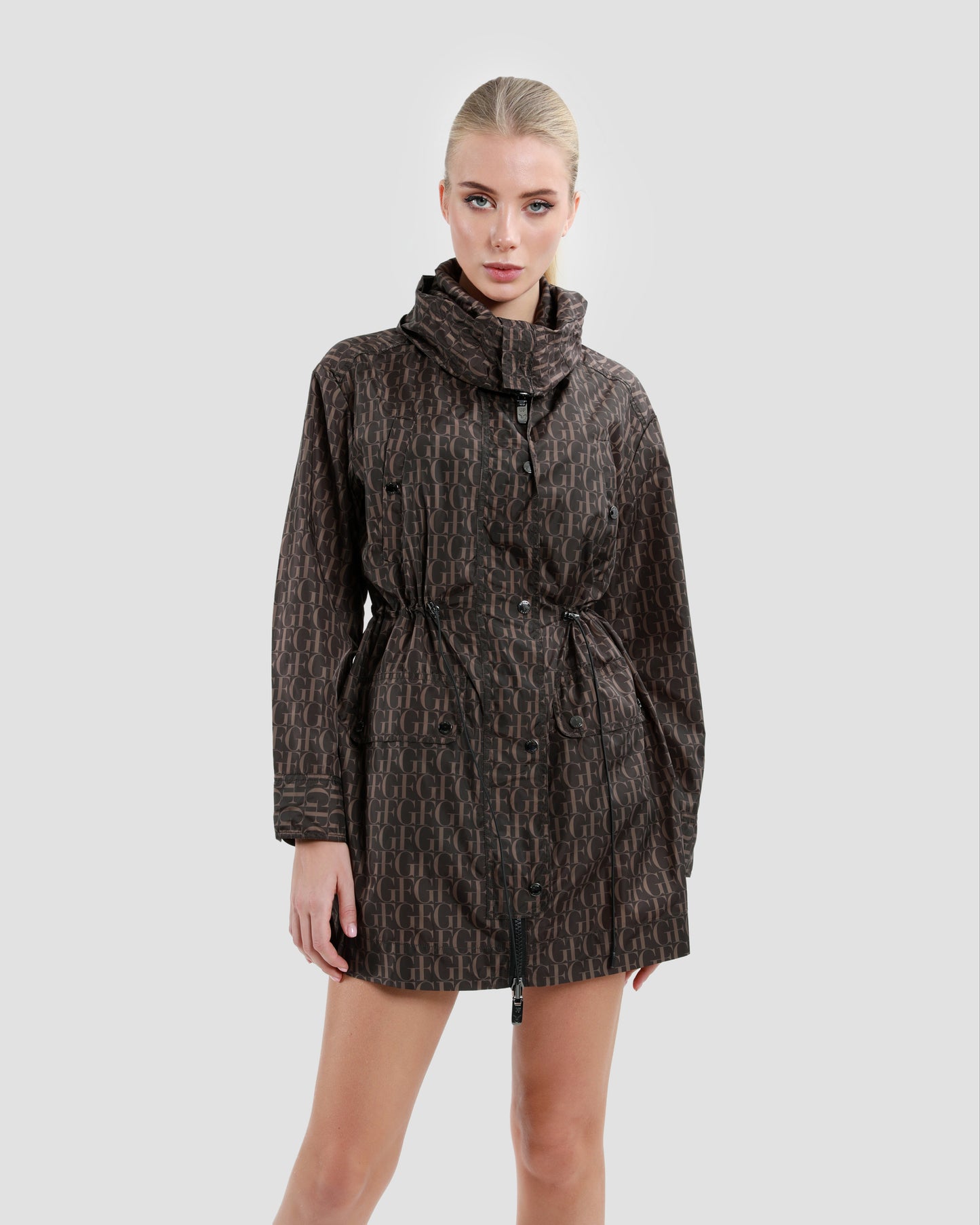 Monochrome Monogram Raincoat