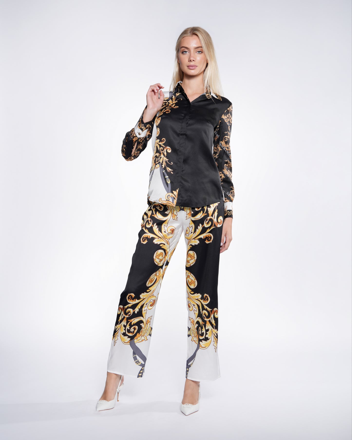 Straight Leg Trouser Print
