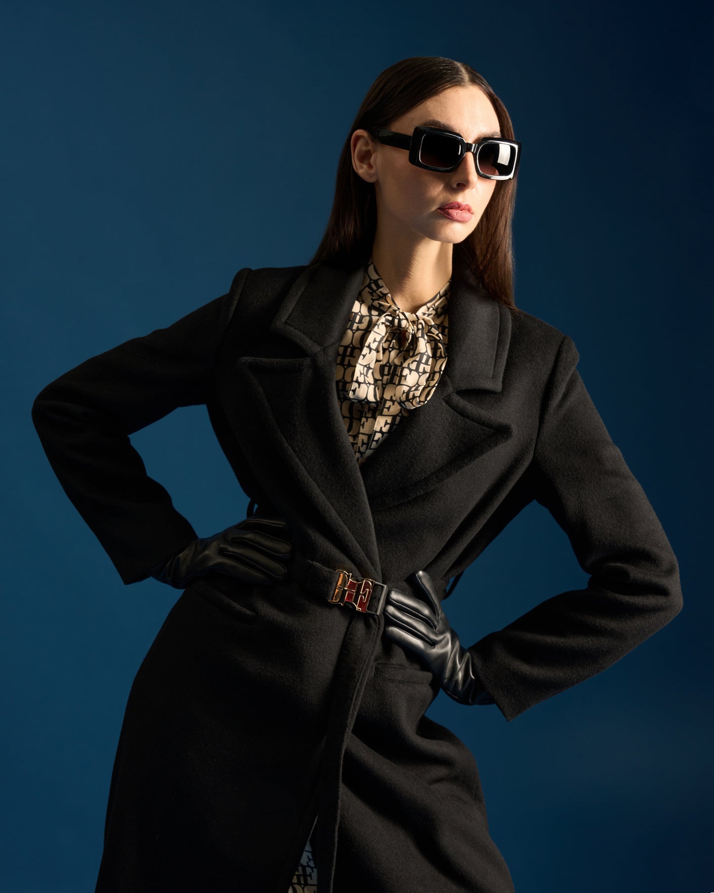 Belted GF Monogram Coat