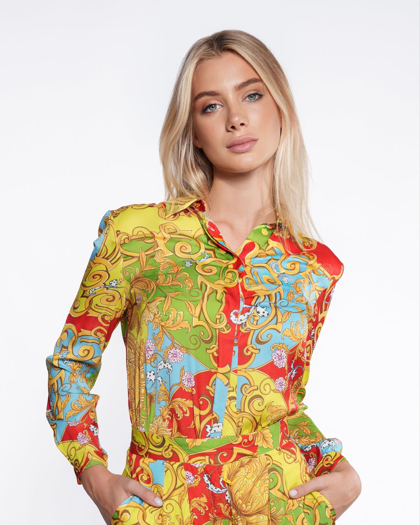 Multi-Color Baroque Shirt