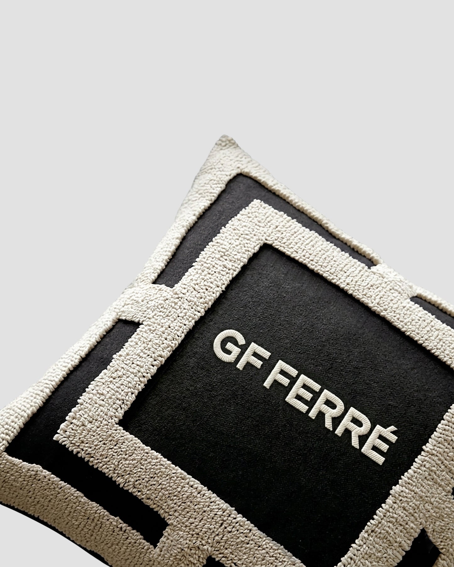 GF Ferre Signature Tufted Geometric Cushion