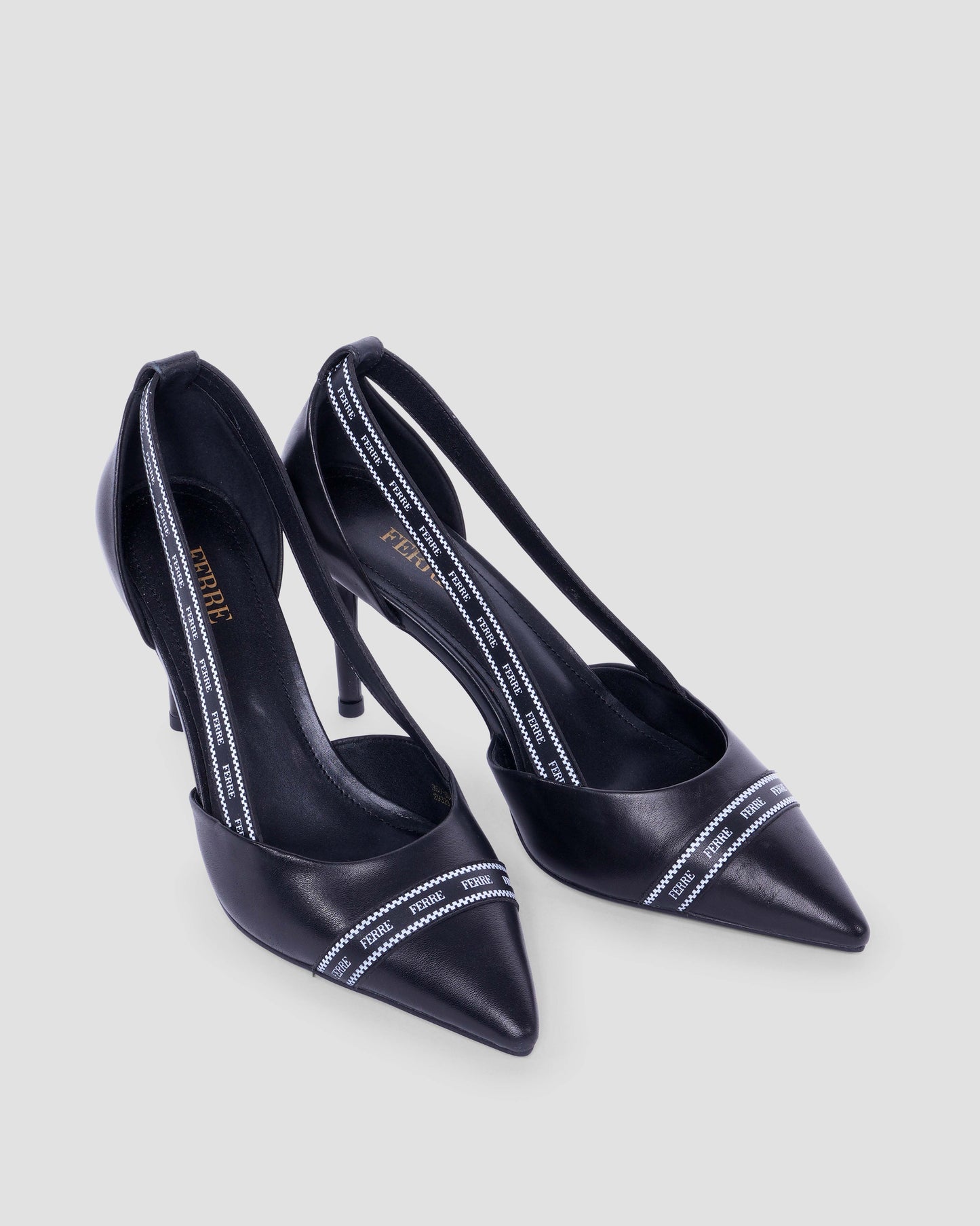 Logo Slingback Strap Pumps