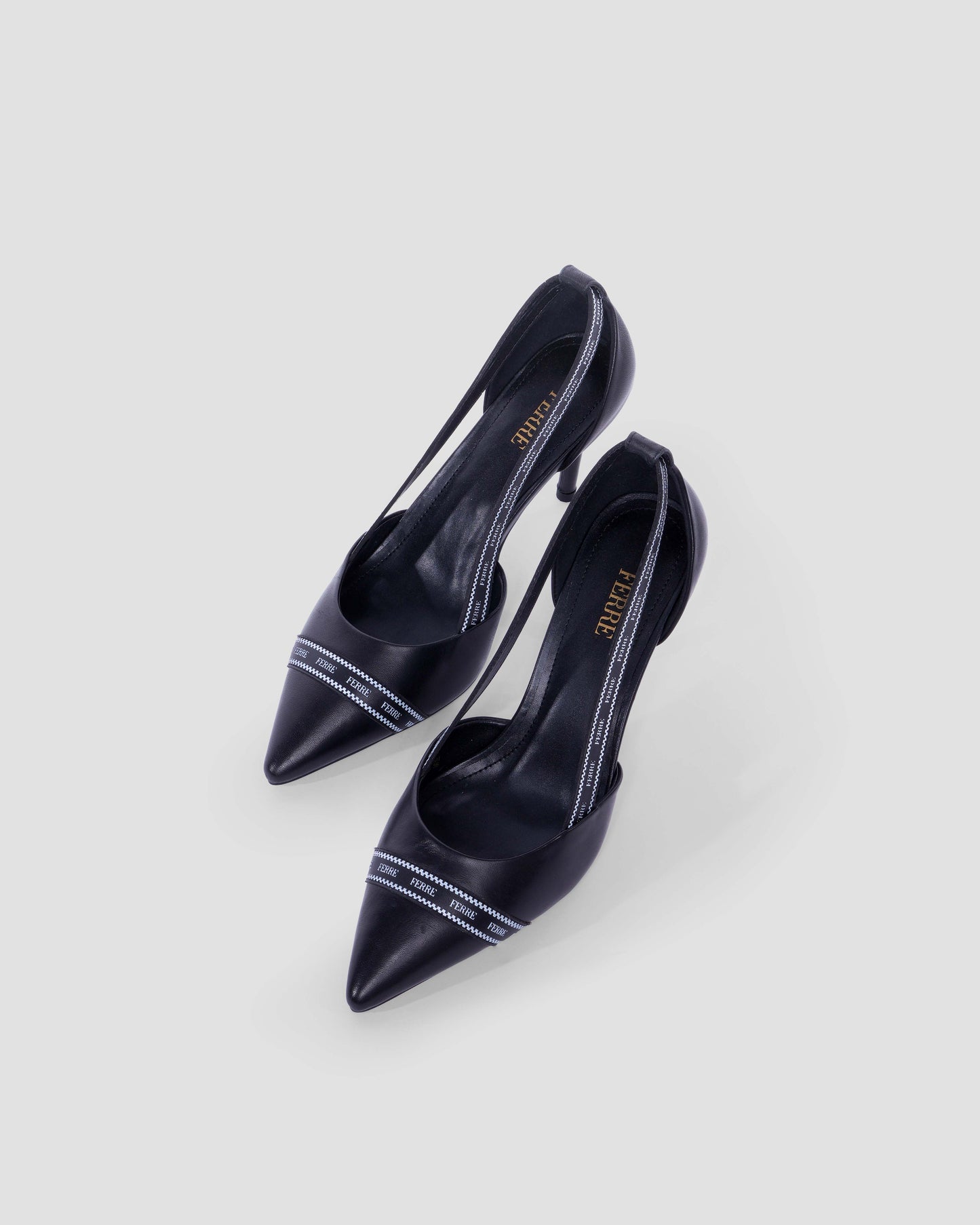 Logo Slingback Strap Pumps