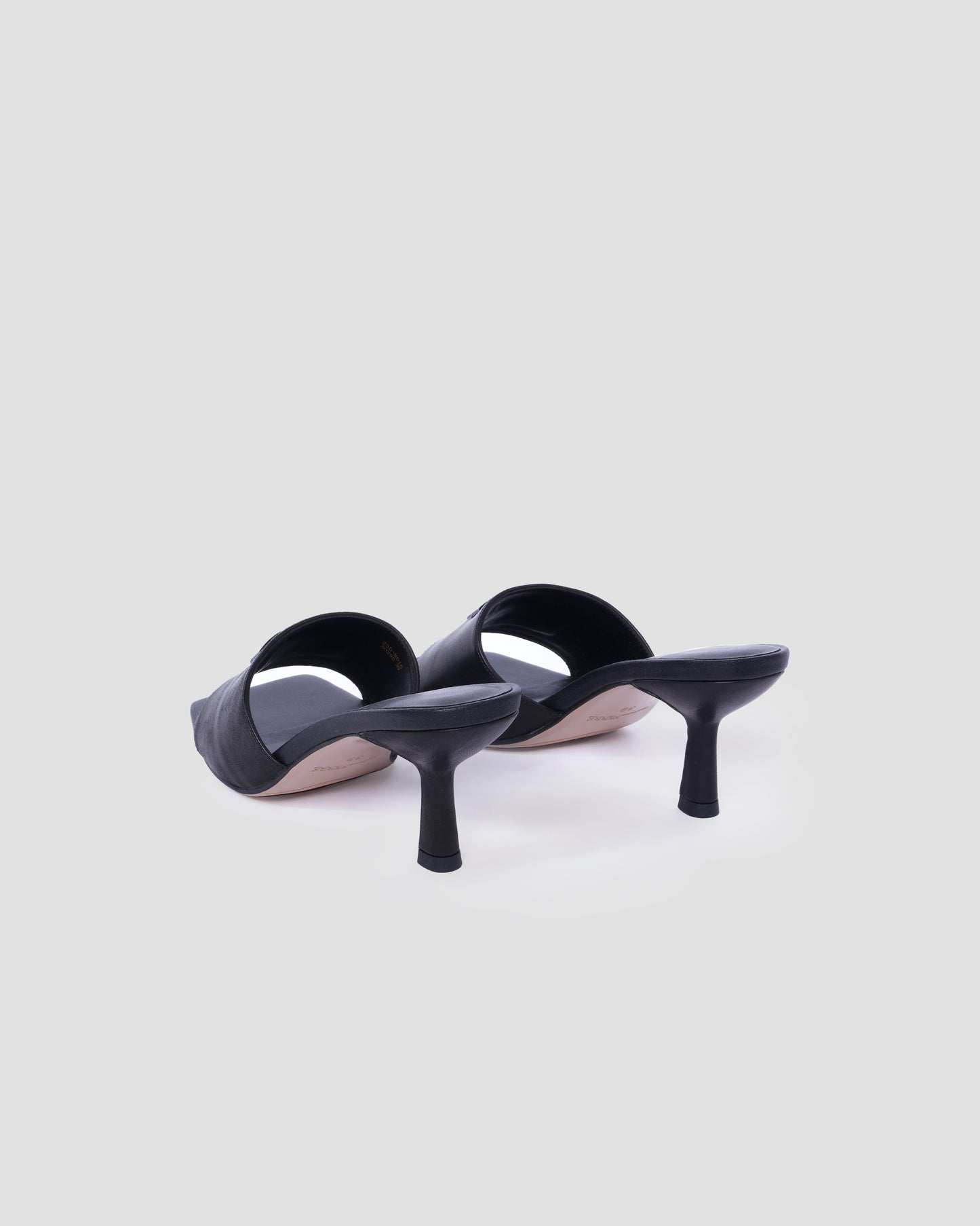 Metal Logo Heeled Sandals
