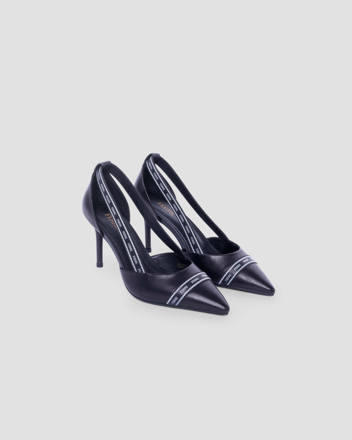 Logo Slingback Strap Pumps