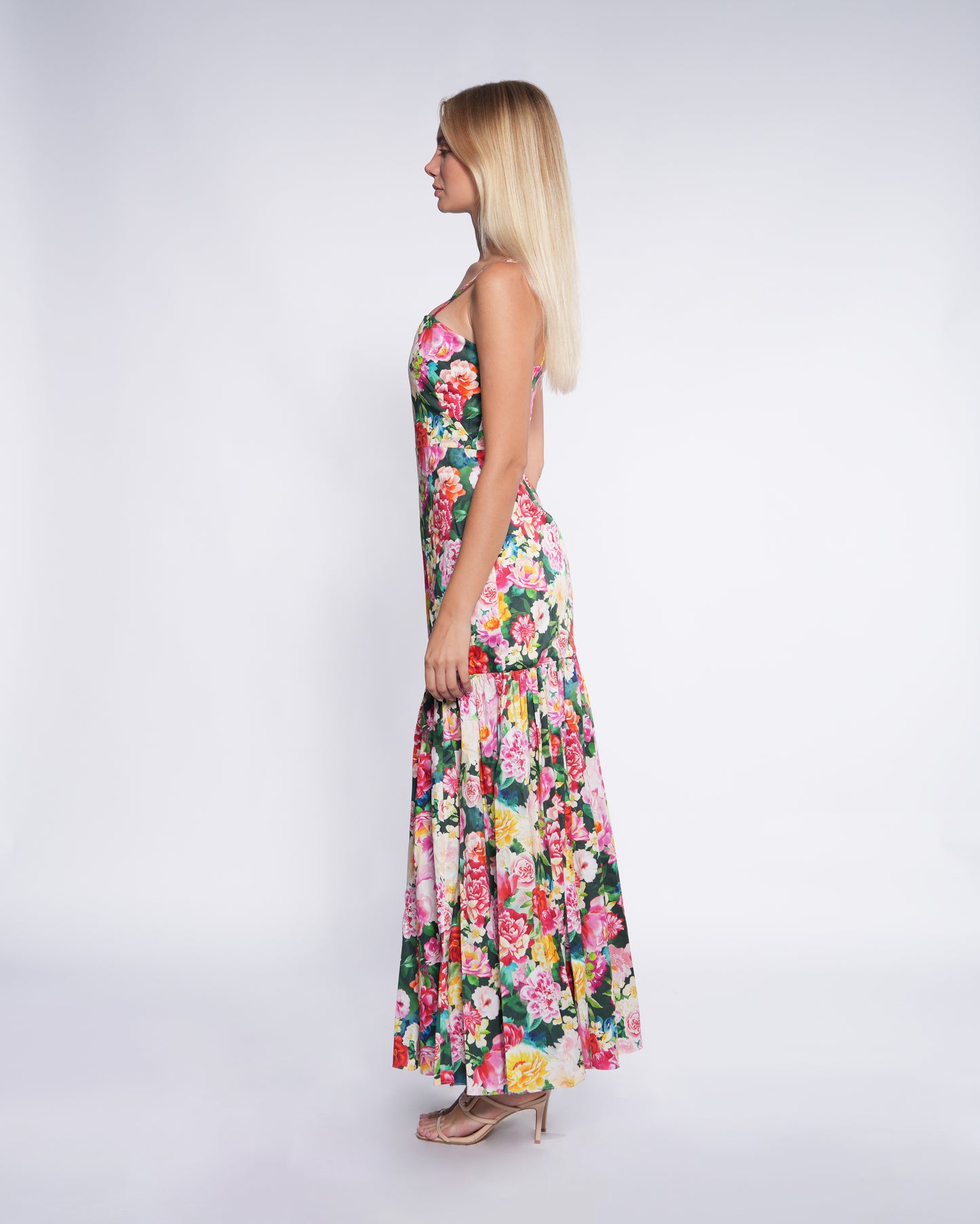 Floral Print Maxi Dress