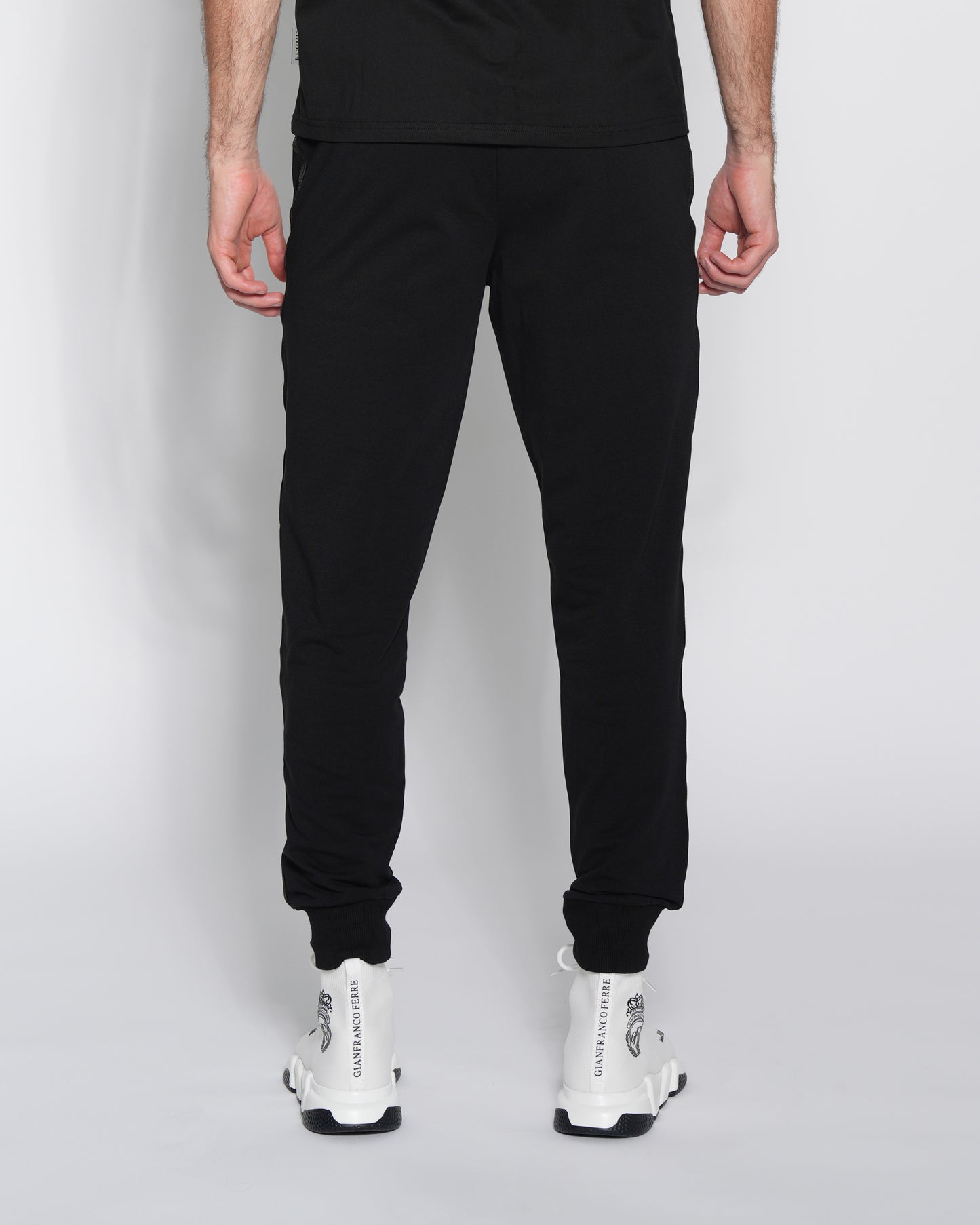 Logo Tape Embellished Track Pants