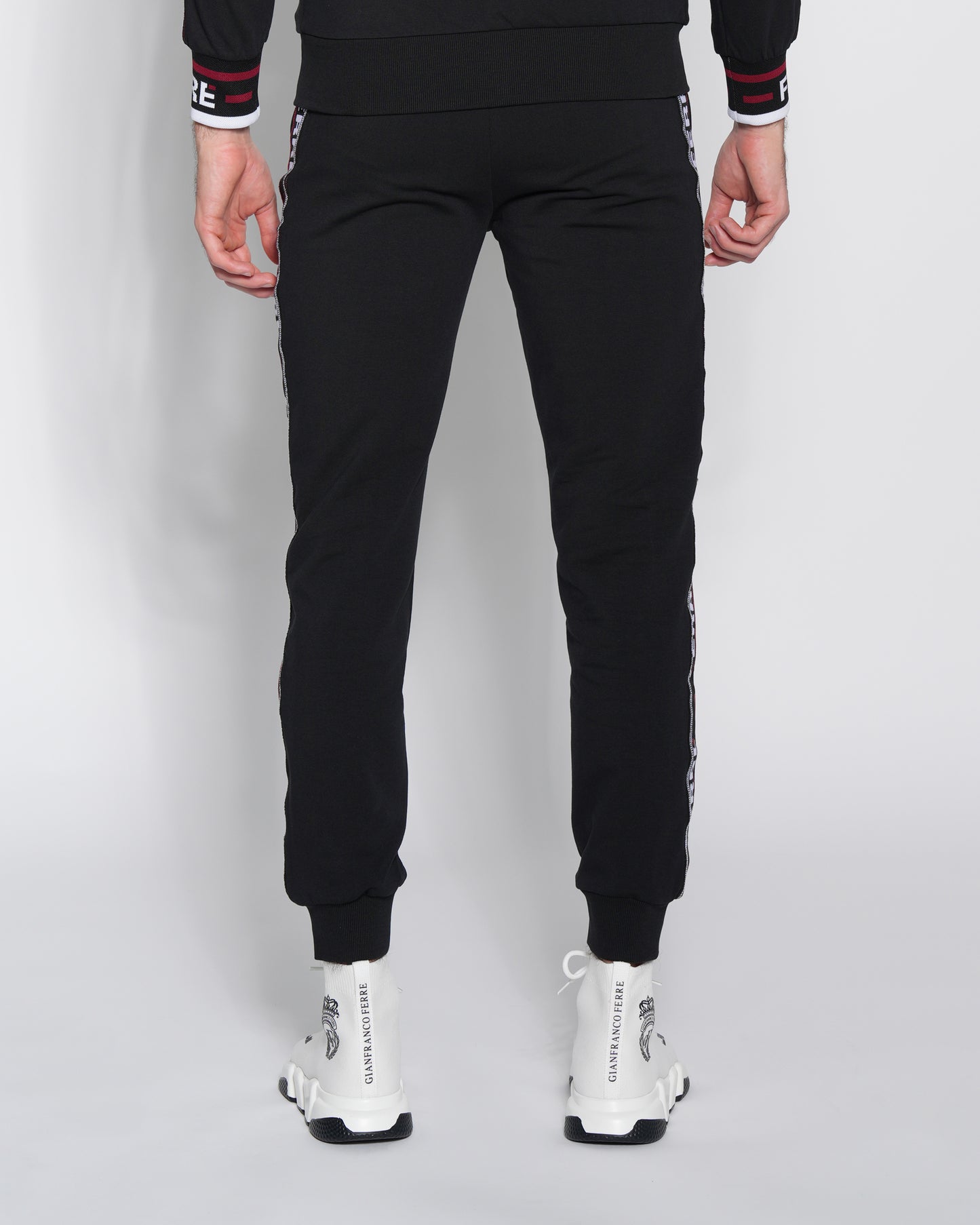 Contrast Logo Taping Track Pants