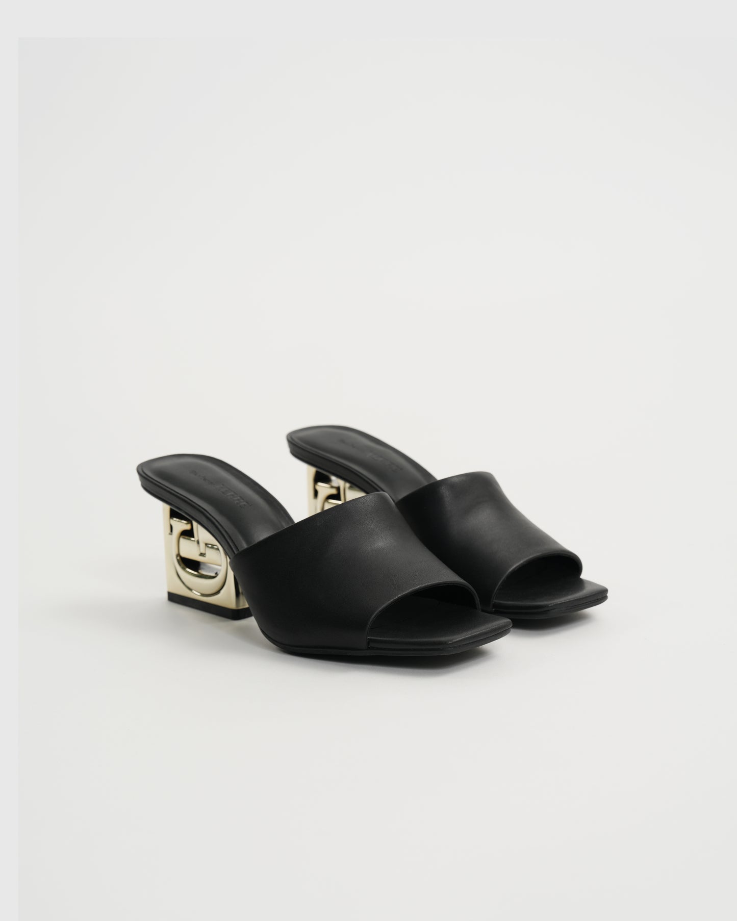 GF Open Toe Metal Heel Sandals