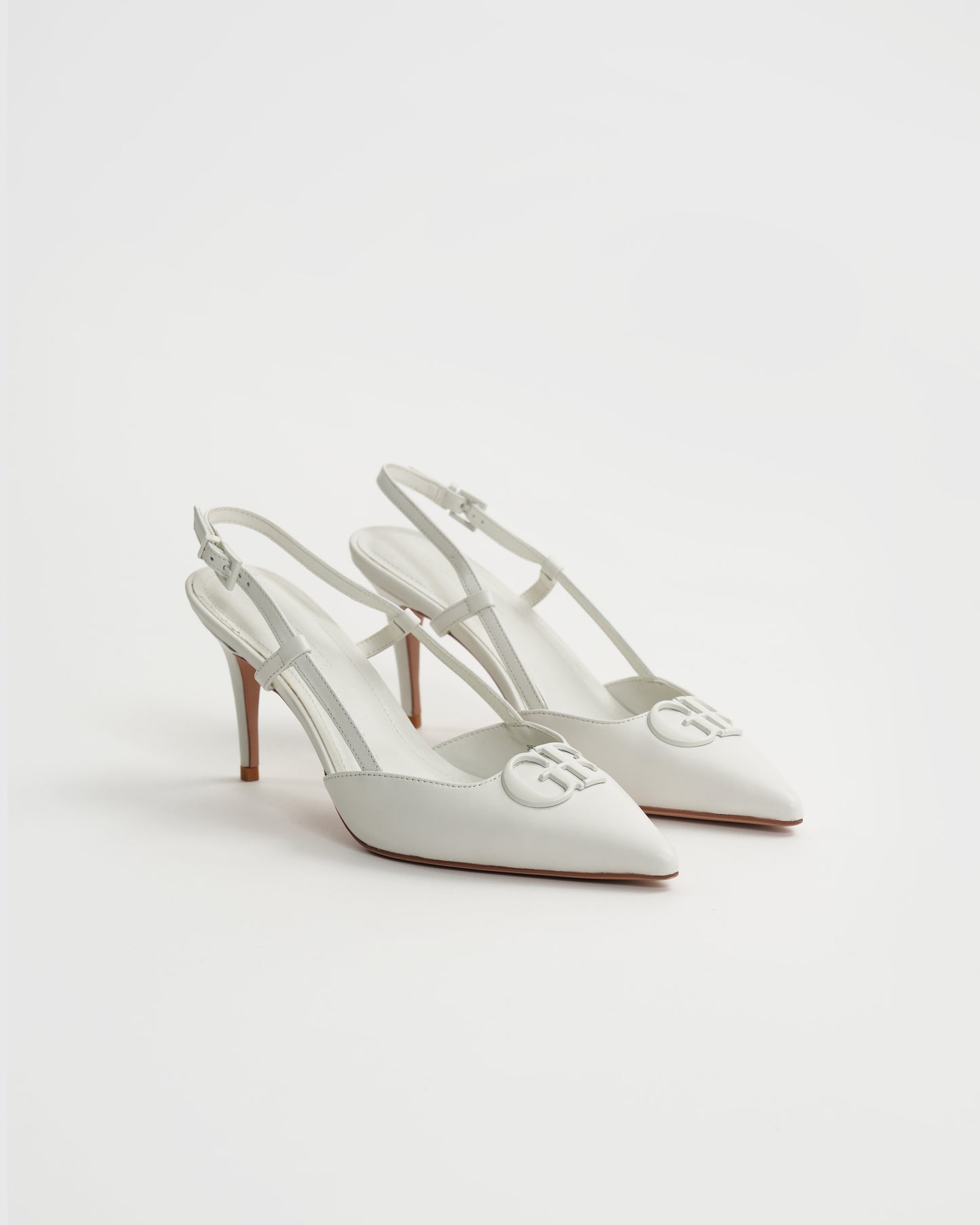 Logo Slingback Pumps