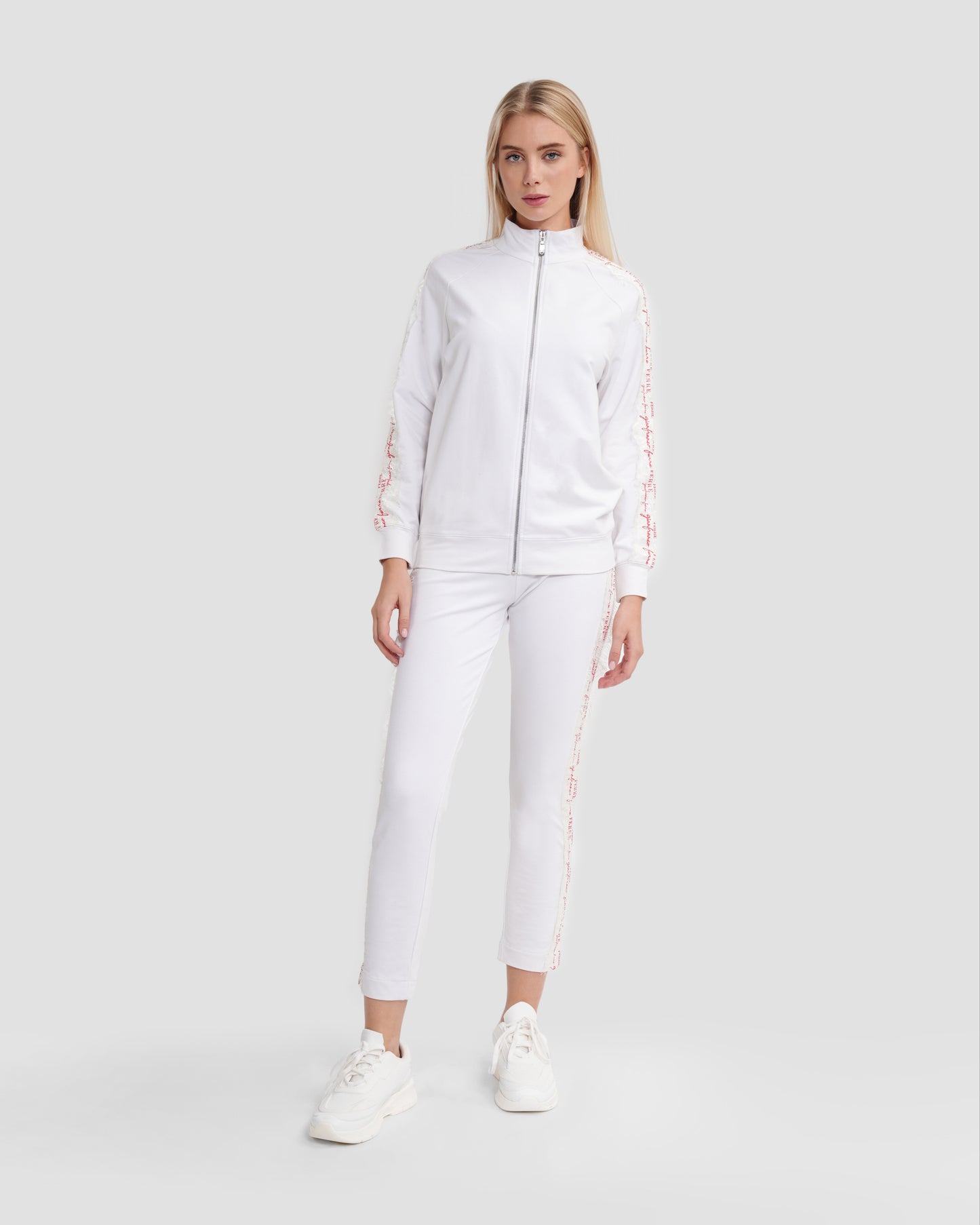 Lace Detail Tracksuit Set